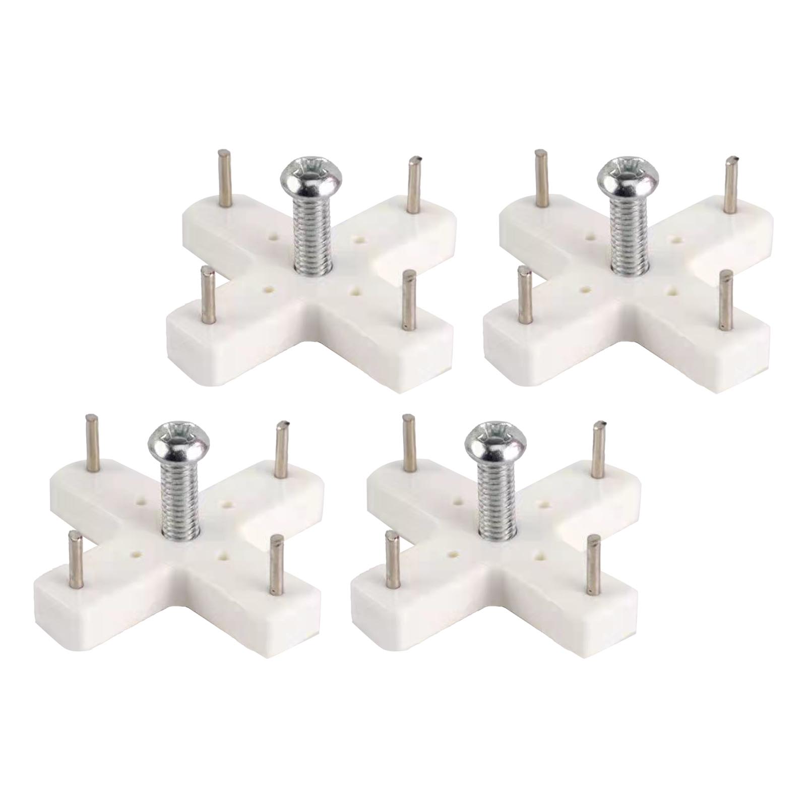 Set Mit 4 Bohrfreien Wandhaken, Unsichtbaren Klebenägeln, Vielseitige Halterungen Für Bilder, Gipskarton, Beton Und Ziegel, Einfache, Werkzeuglose Montage