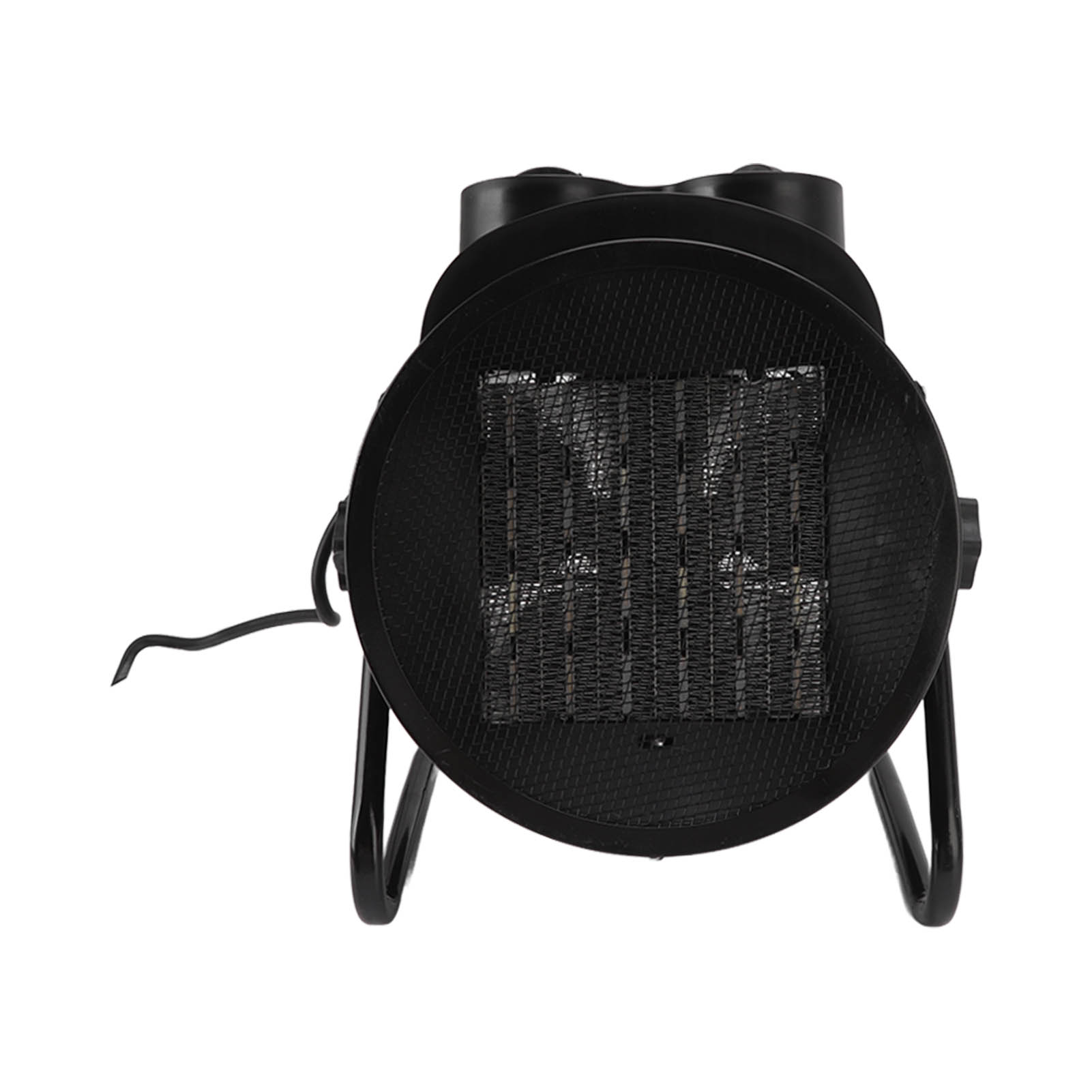 Tragbarer Elektrischer Heizlüfter (3000 W) Für Gewächshaus Und Hof, Eu-stecker 220 V, Schwarz