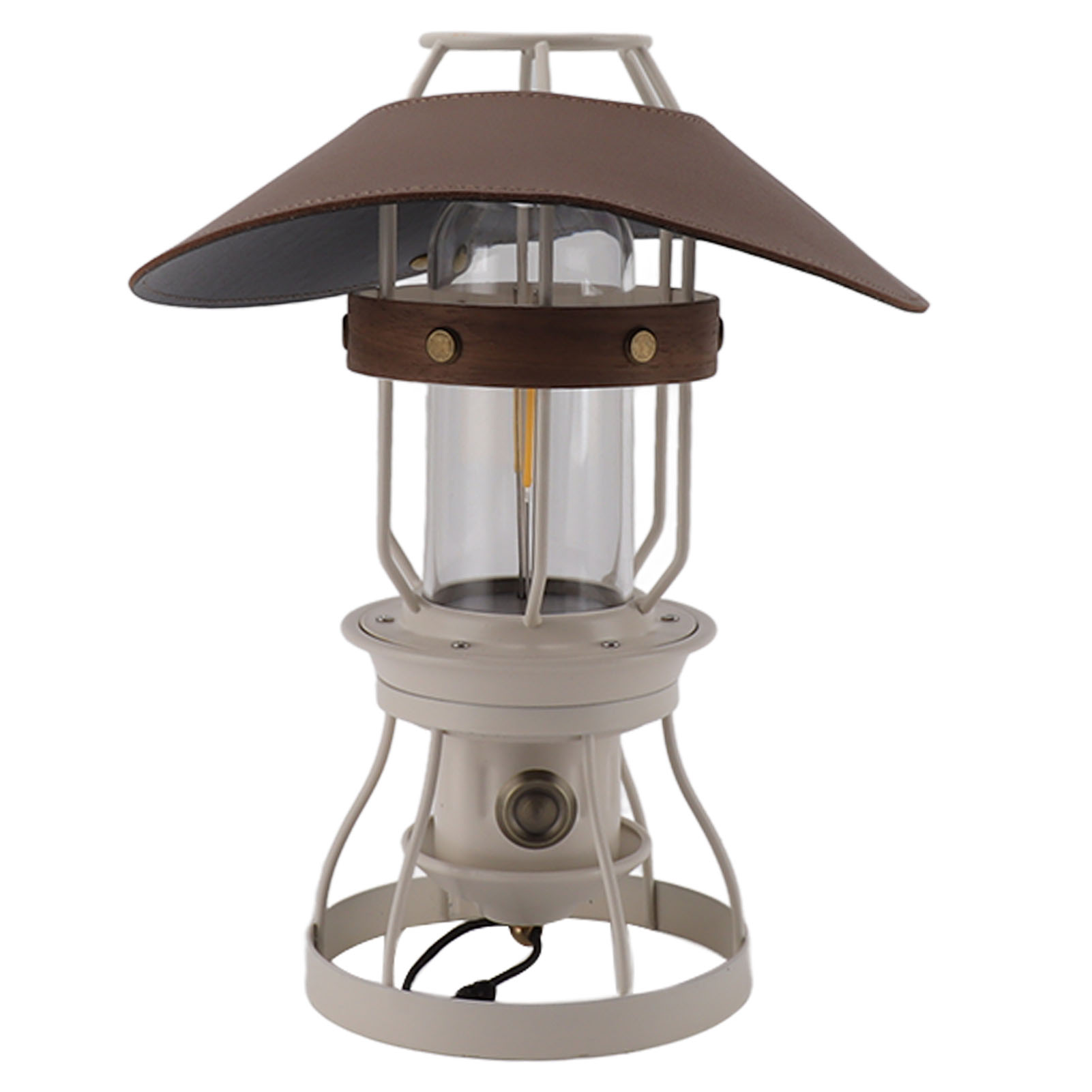 Tragbare Campinglampe Mit Langer Akkulaufzeit, Hängezeltlaterne, Weiße Led-birne, Robuste Außenbeleuchtung, Wanderzubehör.