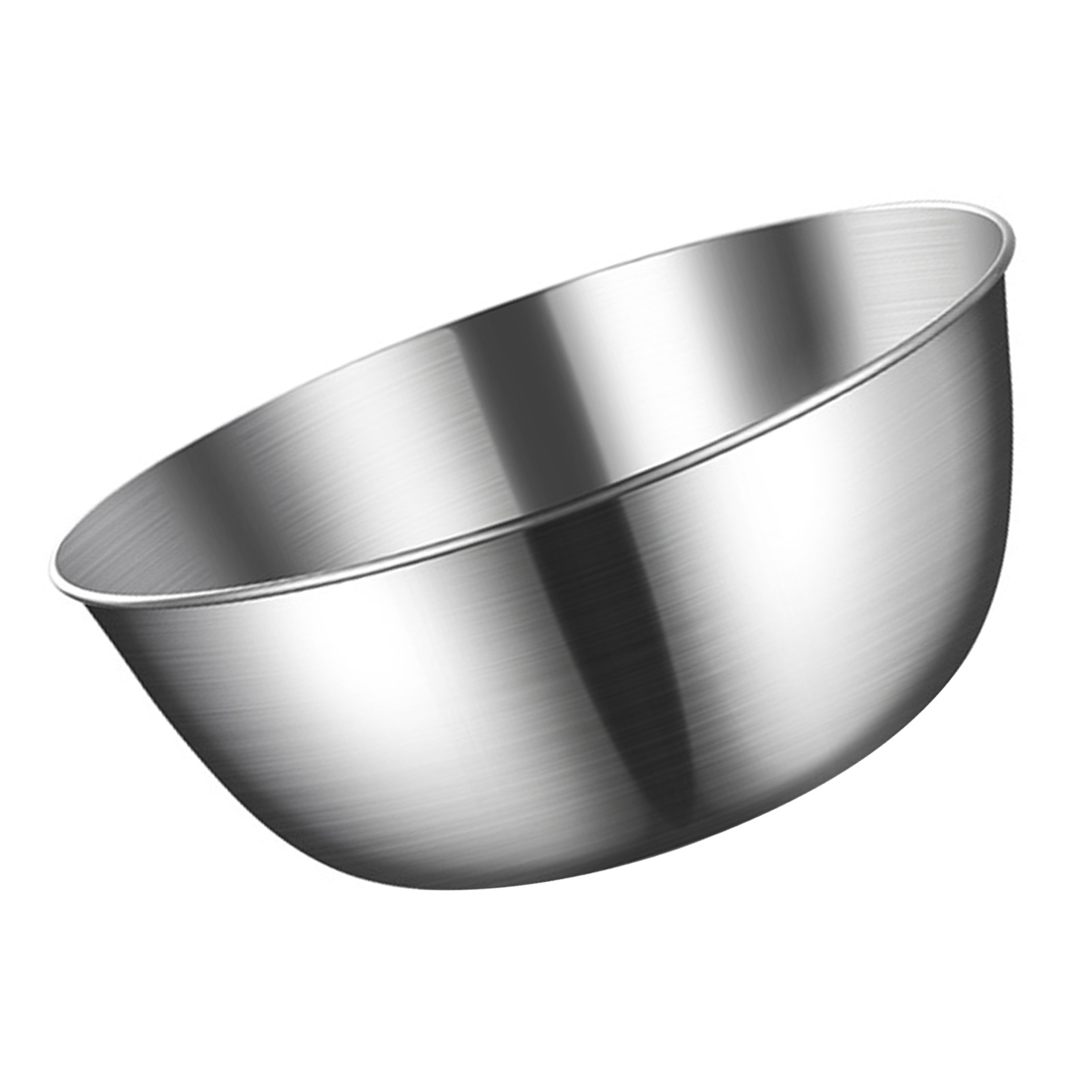 Große, Dicke Rührschüssel Aus Edelstahl, 22 X 10 Cm (8,7/3,9 Zoll), 2200 Ml, Ideal Zum Backen Und Kochen, Großzügiges Fassungsvermögen, Robuster Behälter Für Die Zubereitung Von Speisen.