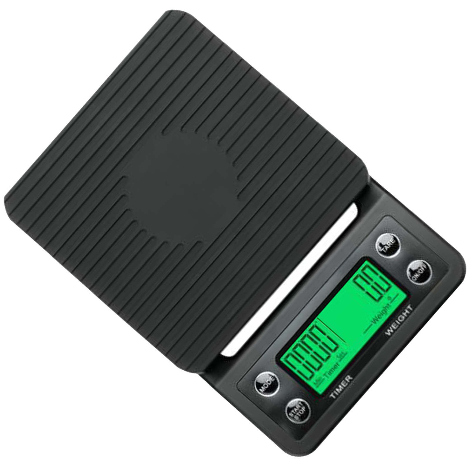 Multifunktionale Elektronische Küchenwaage, 0,1 G Genauigkeit, Integrierter Timer, Für Kaffee Und Backwaren, Präzise Lebensmittelwaage