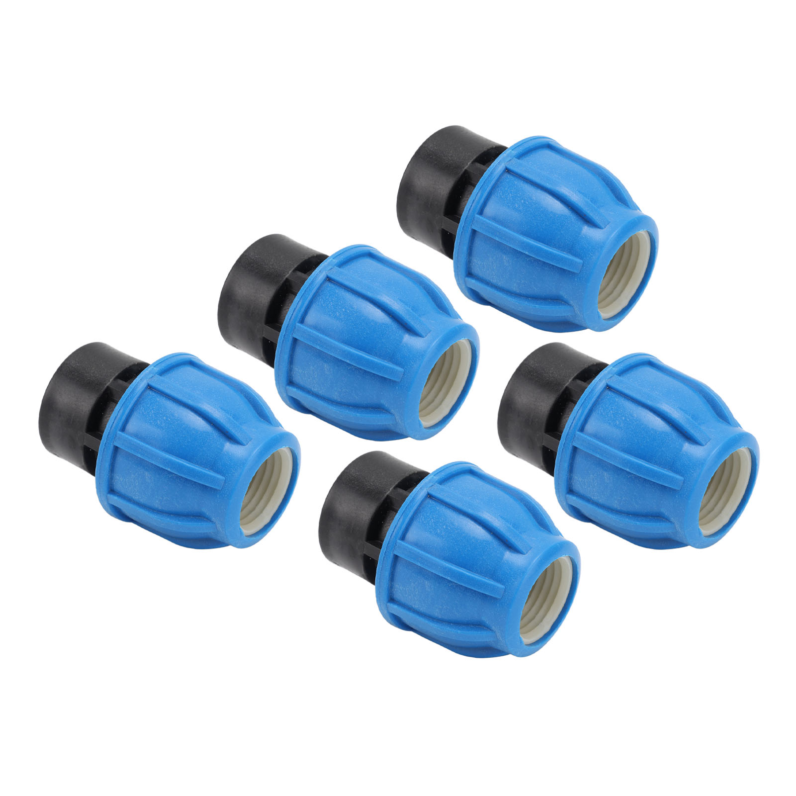 Schnellkupplung Für Wasserleitungen, 5-teiliges Sanitärarmaturen-set, Gerader Verbinder Mit 25xg3/4 Innengewinde