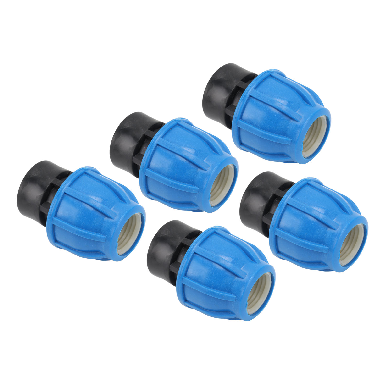 5-teiliges Rohrverbindungsstück, Schnellverbinder Für Wasserrohre, Gerade Kupplung, 25 X G1/2 Innengewinde