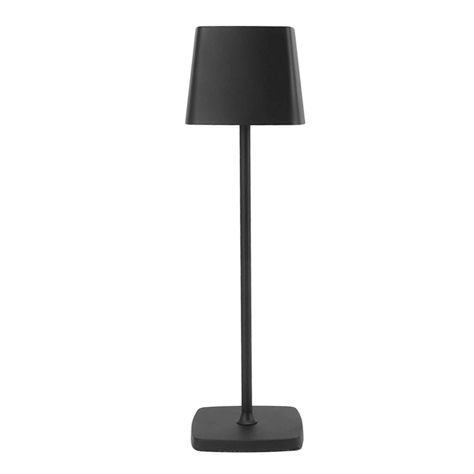 Schwarze, Wiederaufladbare Schreibtischlampe, Augenschutz, 5200 Mah, 8-12 Stunden Akkulaufzeit, Aluminiumstange, Für Schlafzimmer, Arbeitszimmer Und Dekoration.
