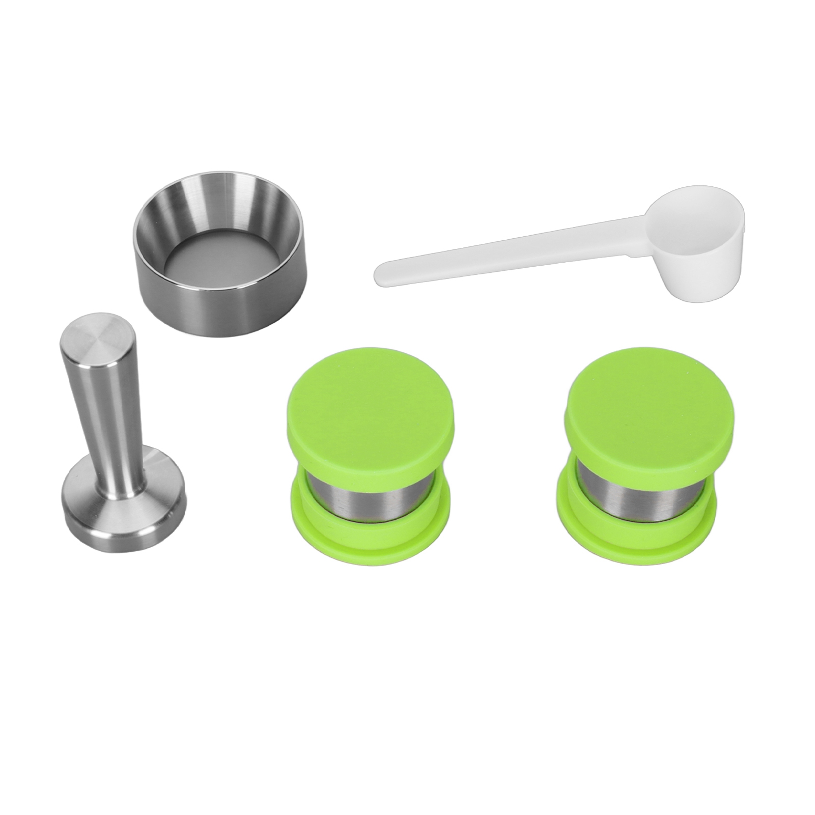 Wiederverwendbare Grüne Edelstahl-kaffeekapsel, Langlebiger Filterpad Für Espresso, Maschinenkompatibel, Sparsame Packung Für Büro Und Zuhause, Robust Und Umweltfreundlich