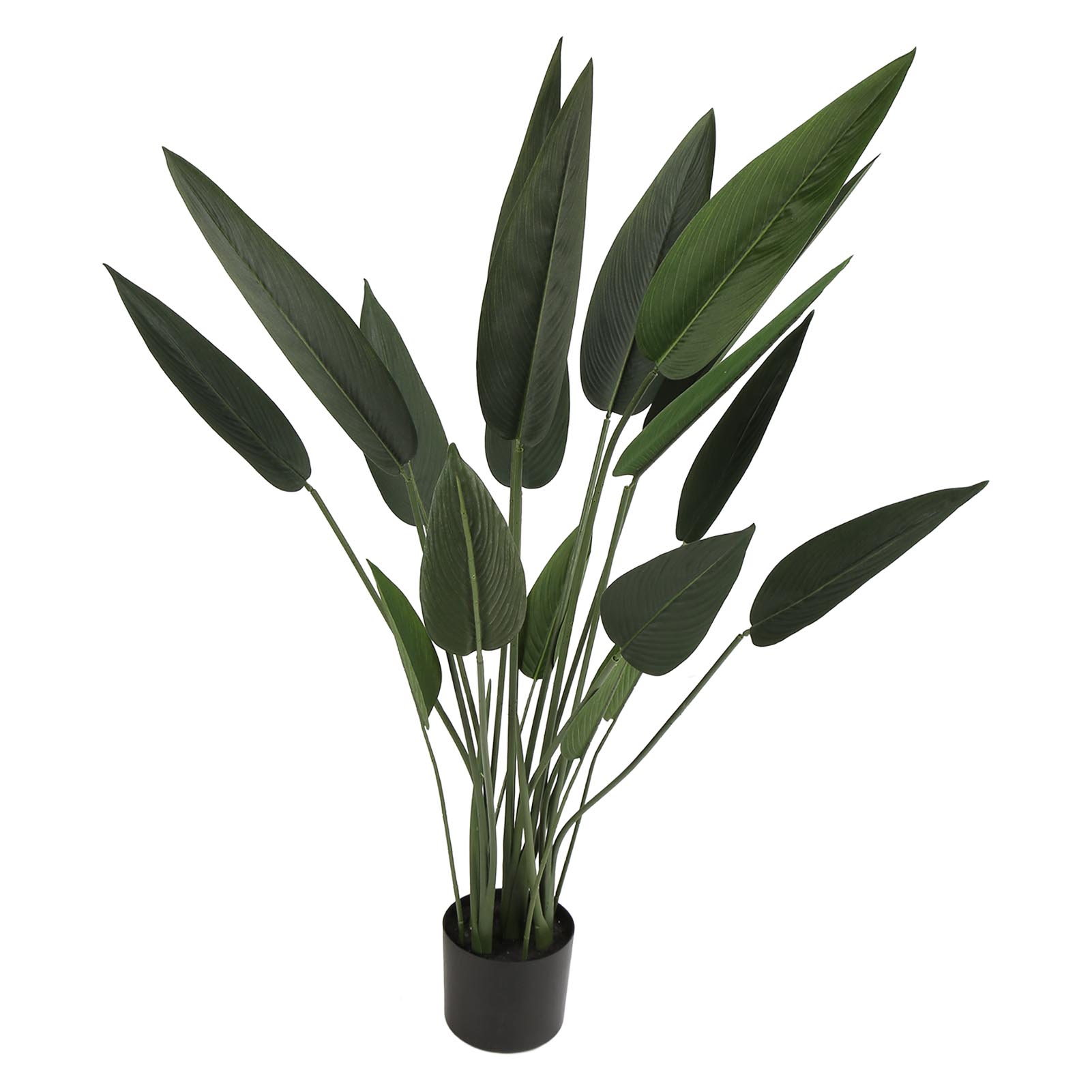 Künstliche Canna Im Topf, Naturgetreue Kunstpflanze Für Drinnen Und Draußen, Höhe 110 Cm, Üppiges Grünes Laub, Ideal Für Haus Und Garten