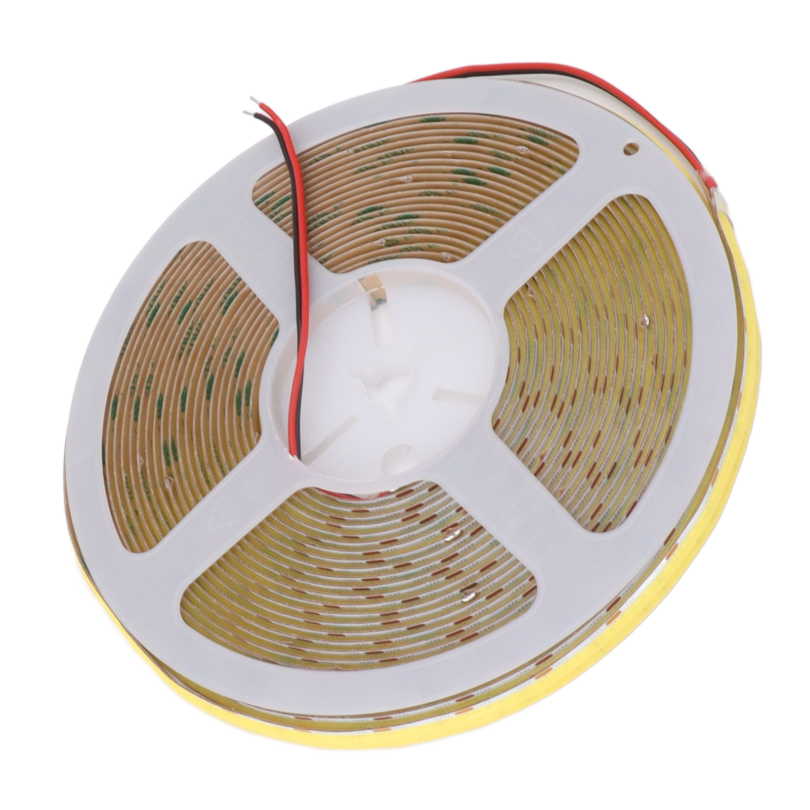 Hochleistungs-cob-led-streifen, Doppelreihig, Flexibel Klebend, Diy-lichtleiste 10 M 24 V Weiß 6000 K Für Automöbel