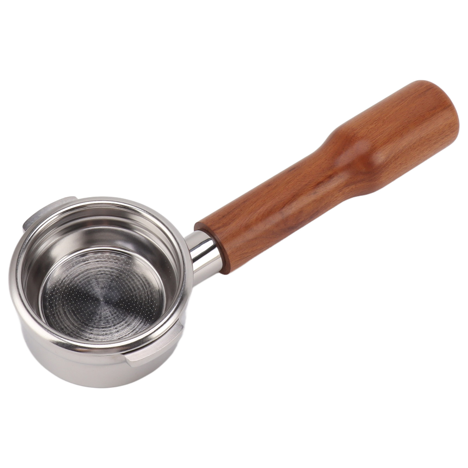 58-mm-kaffeefilterhalter Ohne Boden, Edelstahl, Abnehmbar, Hitzebeständig, Hohe Kompatibilität, Leicht Zu Reinigen, 2 Sonden Für Breville 9 C1 Rosewood