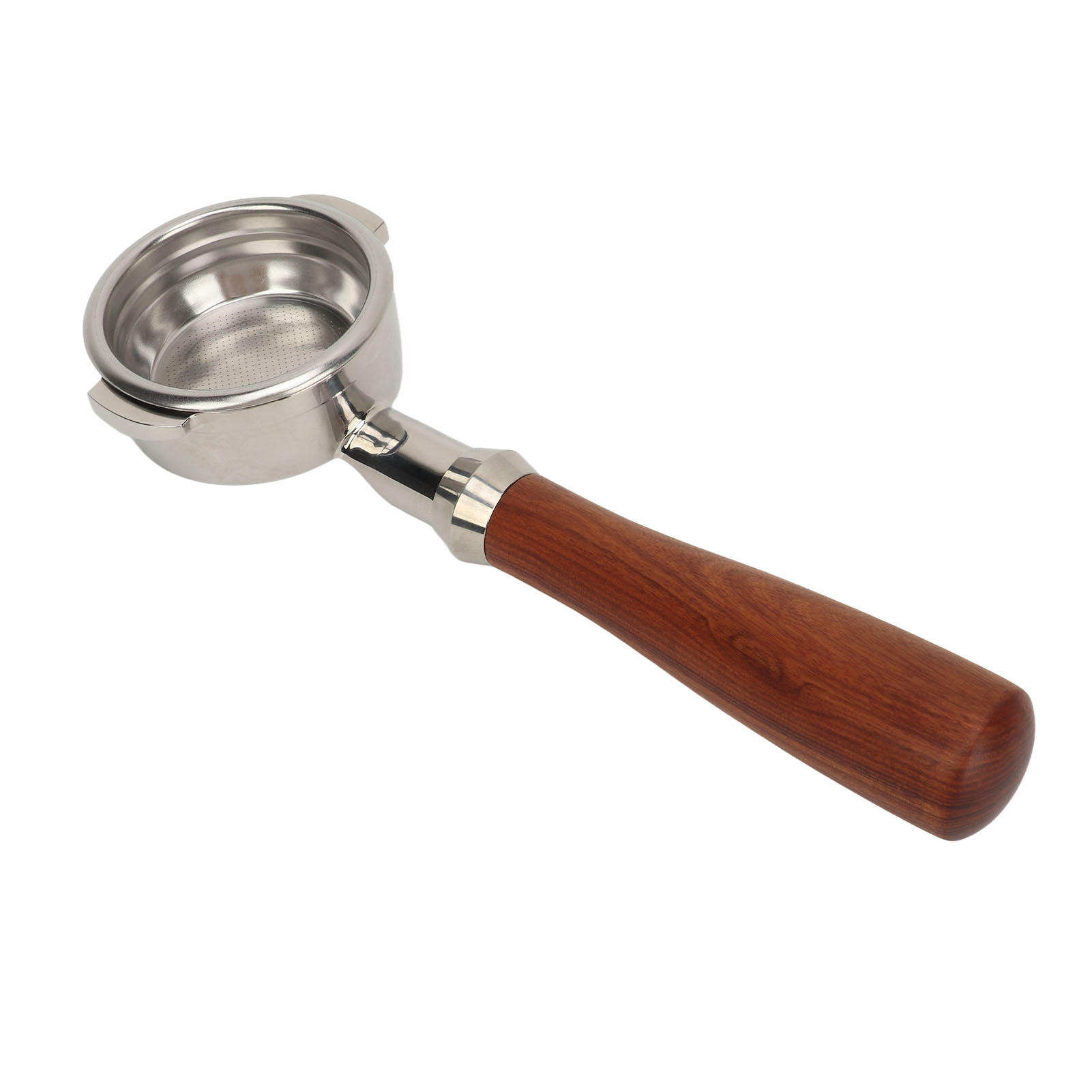 Bodenloser 58-mm-filterhalter Für Die Expobar E61 Espressomaschine, Griff Aus Massivholz, Ohne Kaffeefilter, Ergonomischer Griff, Professionelles Zubehör Für Kaffeemaschinen