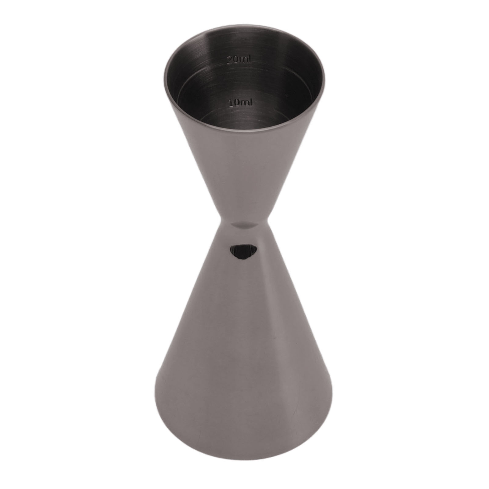 Doppelter Cocktail-jigger Aus Edelstahl Mit Innovativem 1/2-oz-messglas, Schwarz