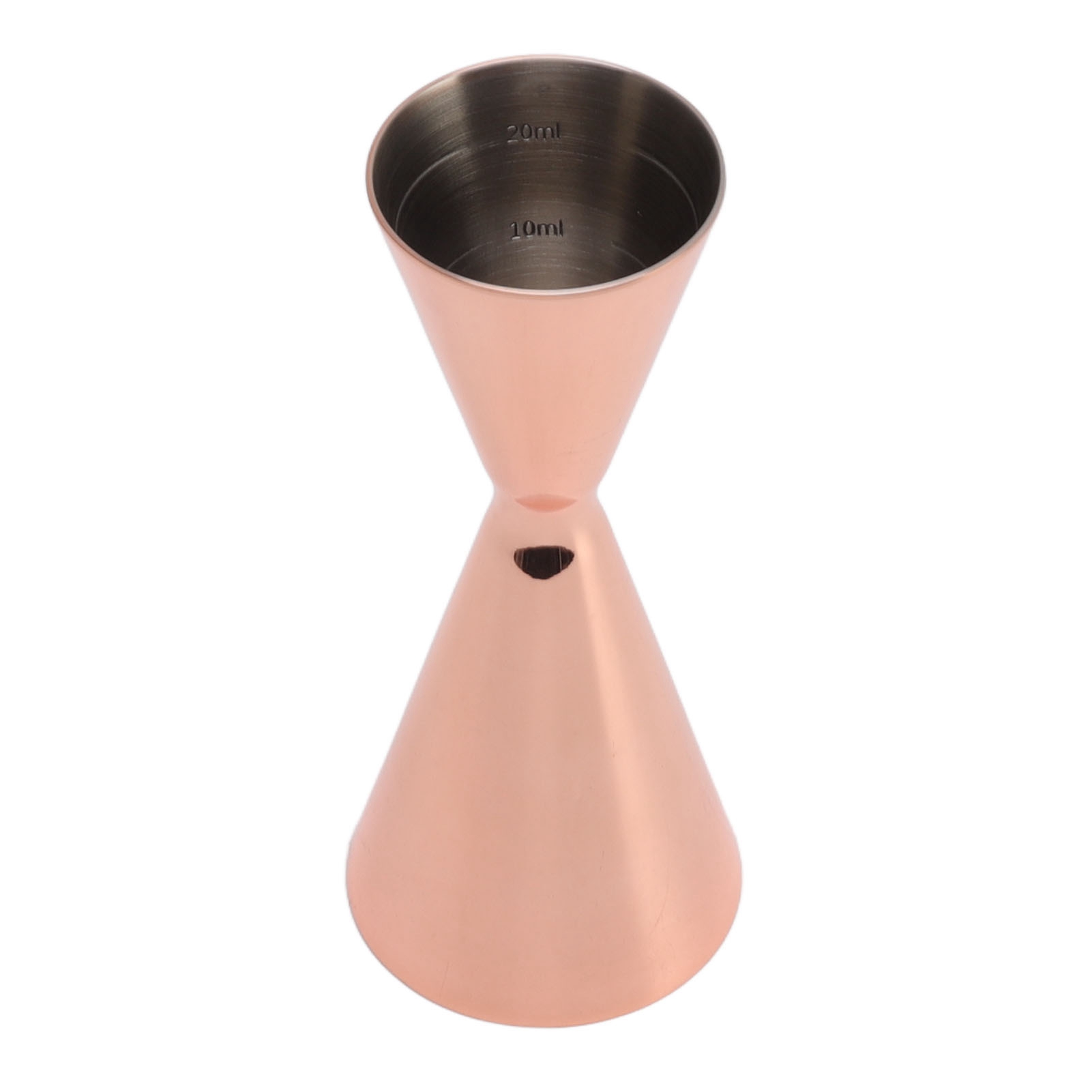 Cocktail-jigger, Doppelmesslöffel Aus Edelstahl Und Glas, Weinbar-messlöffel, 1/2 Oz, Kupfergold