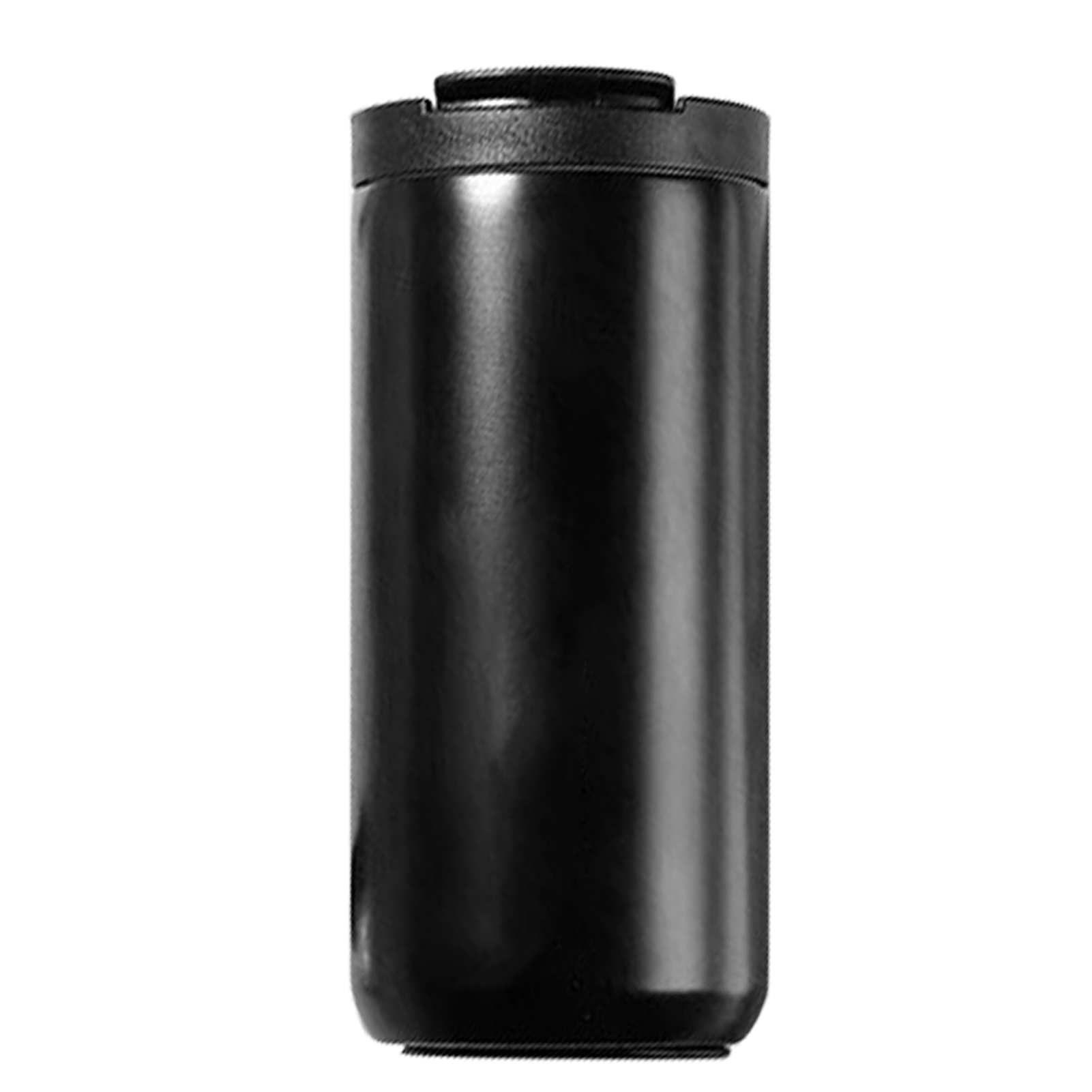 400 Ml Metall-kaffeebecher, Edelstahl-isolierbecher Mit Strohhalm, Schlankes Modernes Design, Ideal Für Camping, Reisen, Auto, Schwarz.