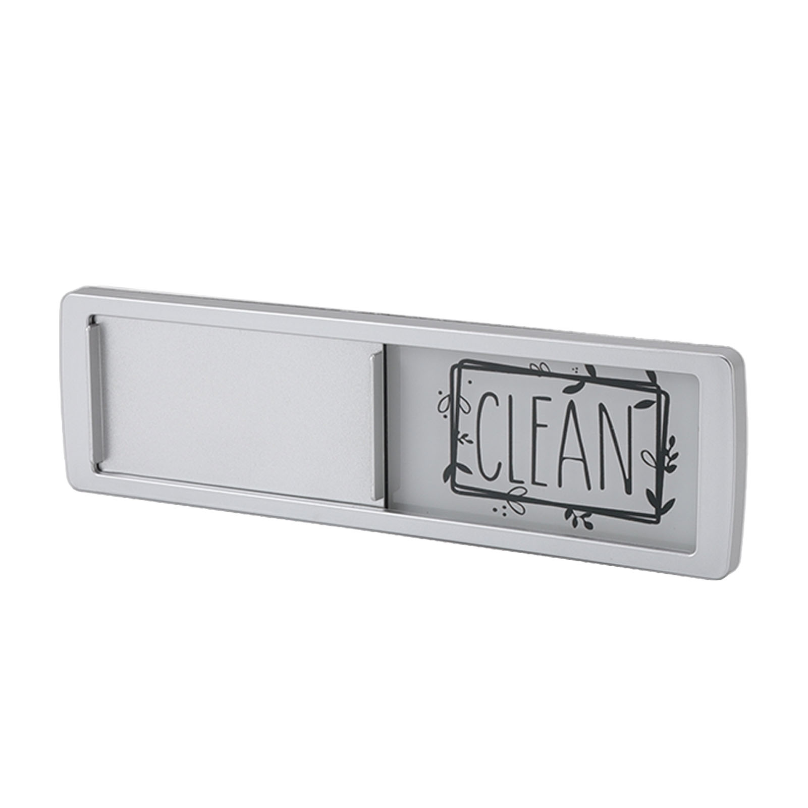 Geschirrspüler-aufkleber (schwarz-weiß), Anzeige „sauber/schmutzig“, Silberner Doppelseitiger Magnet, Inklusive Klebstoff, Gut Lesbares Geschirrspüler-signal