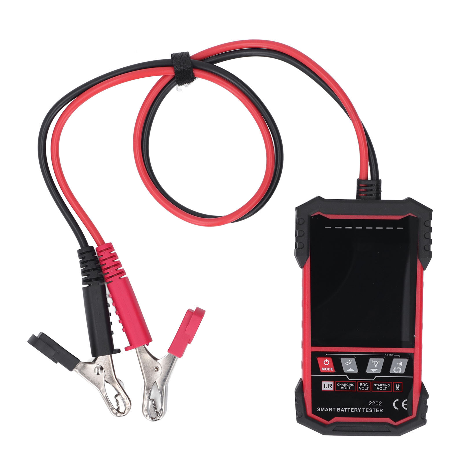 Batterietester Mit Großem Display, Automatischer Erkennung, Spannungs- Und Temperaturmessung, Für 12-v- Und 24-v-batterien