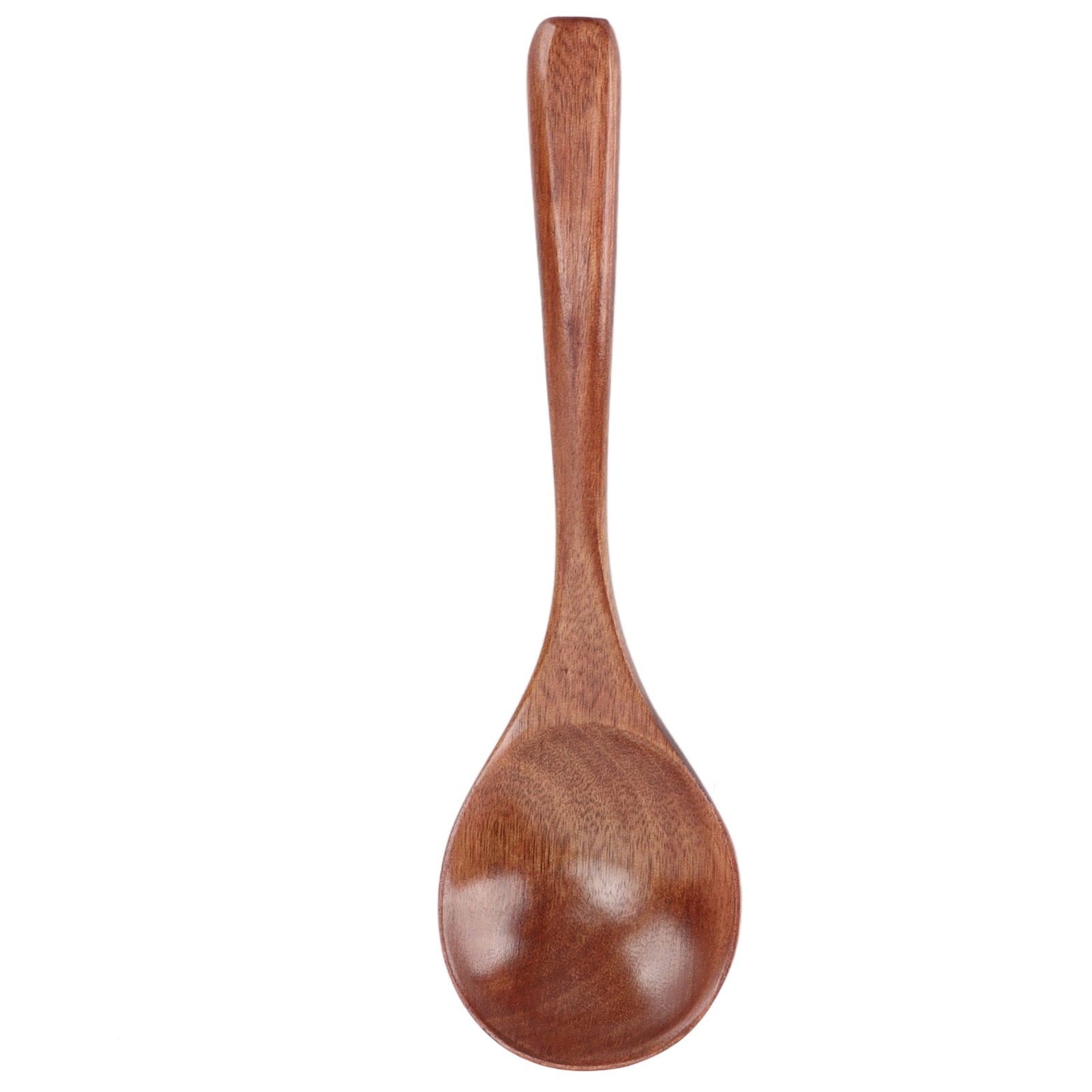 Handgefertigter Japanischer Holzlöffel, Rund, Für Suppen, Als Essbesteck Und Küchendekoration, Ideal Zum Essen, Mischen Und Umrühren.