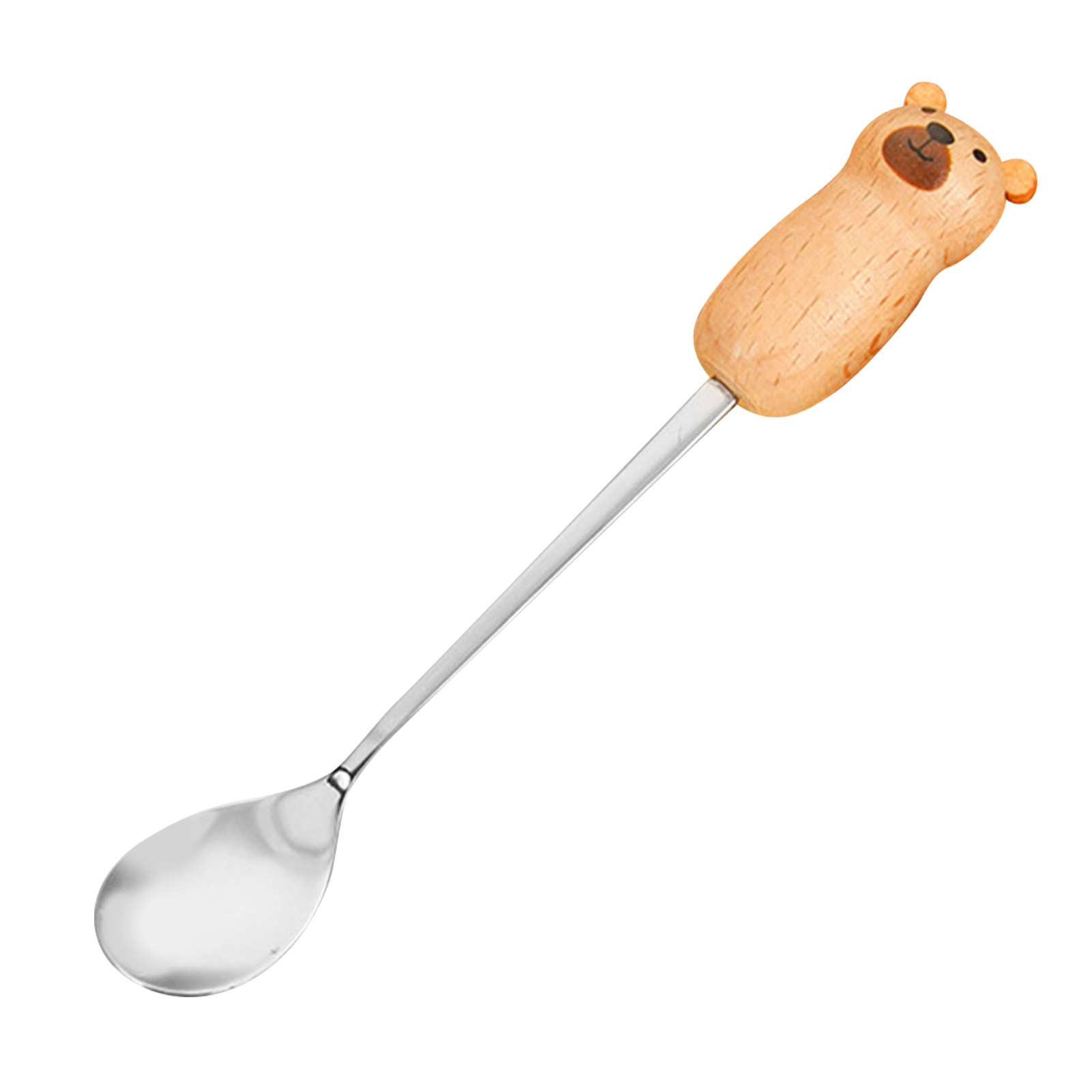 Bärenlöffel Aus Edelstahl Für Kaffee, Kreativer Und Niedlicher Mixer Für Desserts, Eiscreme Oder Getränke, Spülmaschinenfest, Ideal Für Kinder
