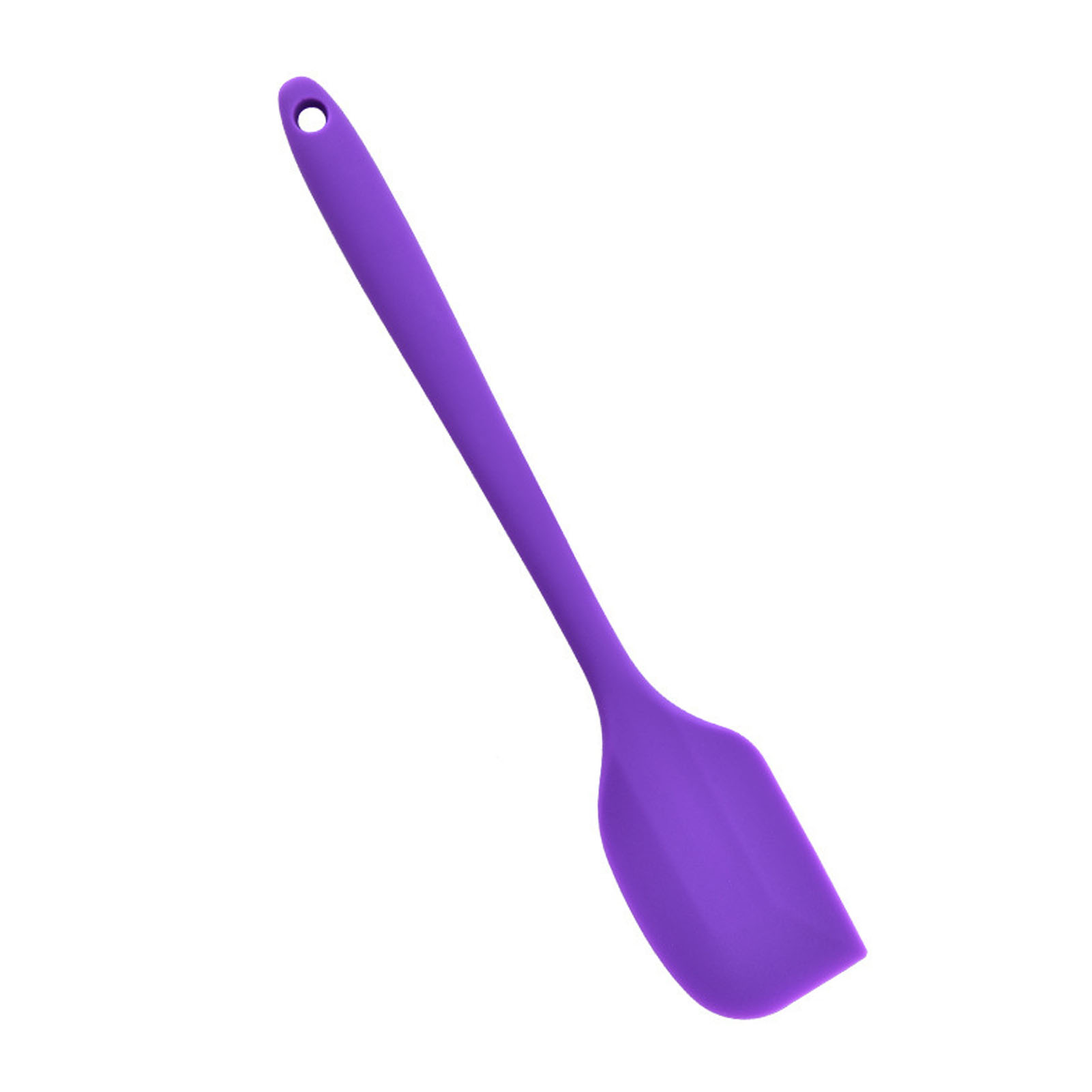 Hitzebeständiger, Lebensmittelechter Silikonspatel, Antihaftbeschichtetes Küchenutensil Zum Kochen Und Backen, Lila.