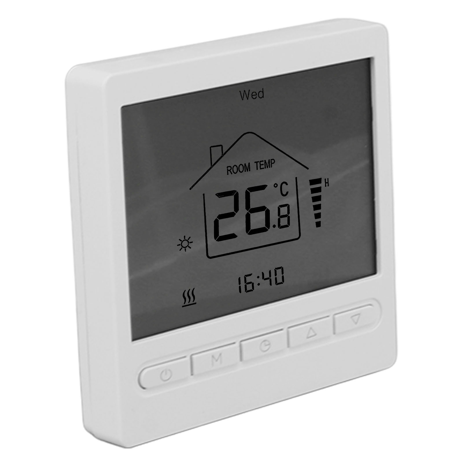 Digitales Thermostat Mit Abs-display Für Präzise Temperaturregelung, Elektrische 220-v-fußbodenheizung Für Den Hausgebrauch