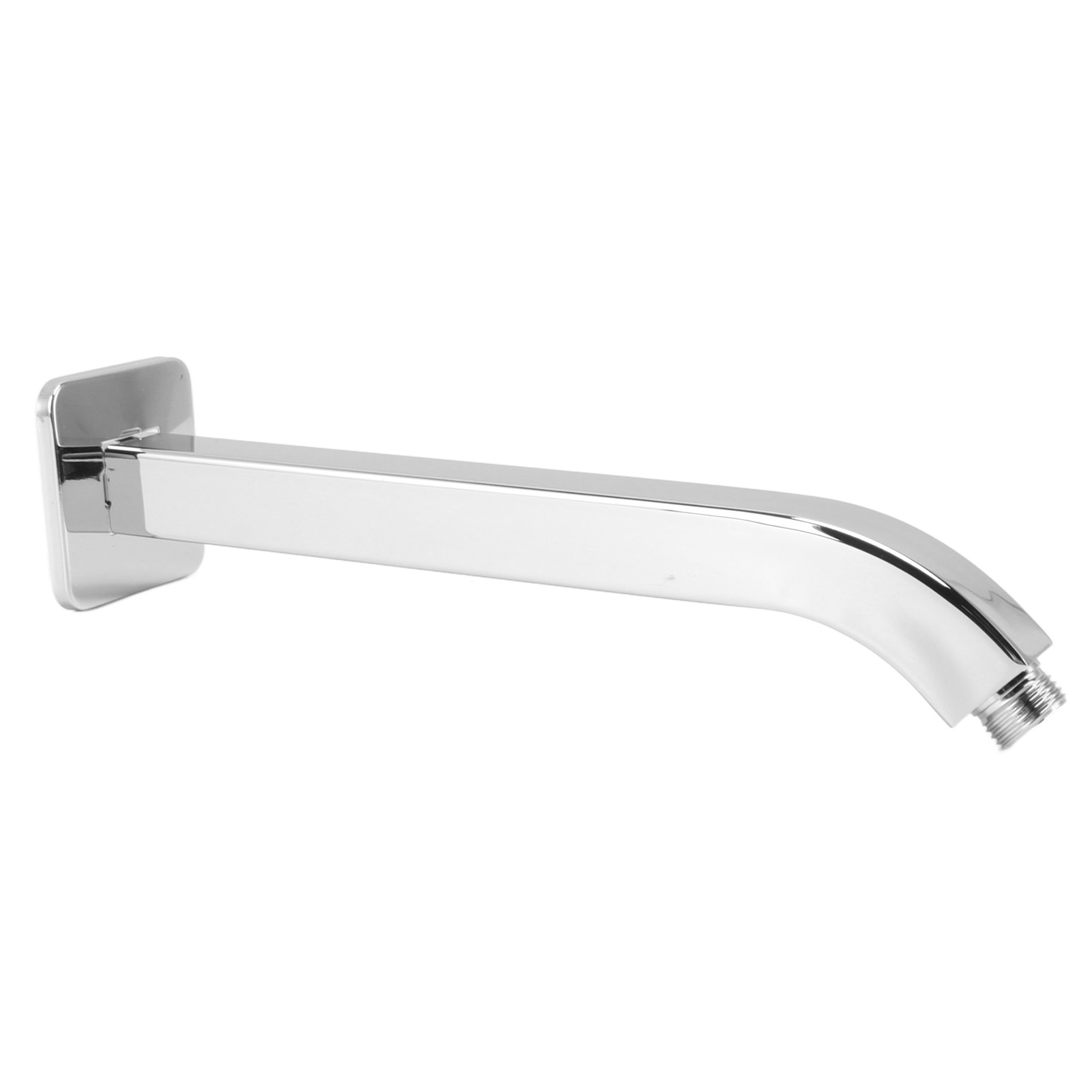 Quadratische Duschstange Aus Messing, Rostfreie Wandmontage, 25 Cm Duschkopfverlängerung Für Badezimmer, Chrom-finish