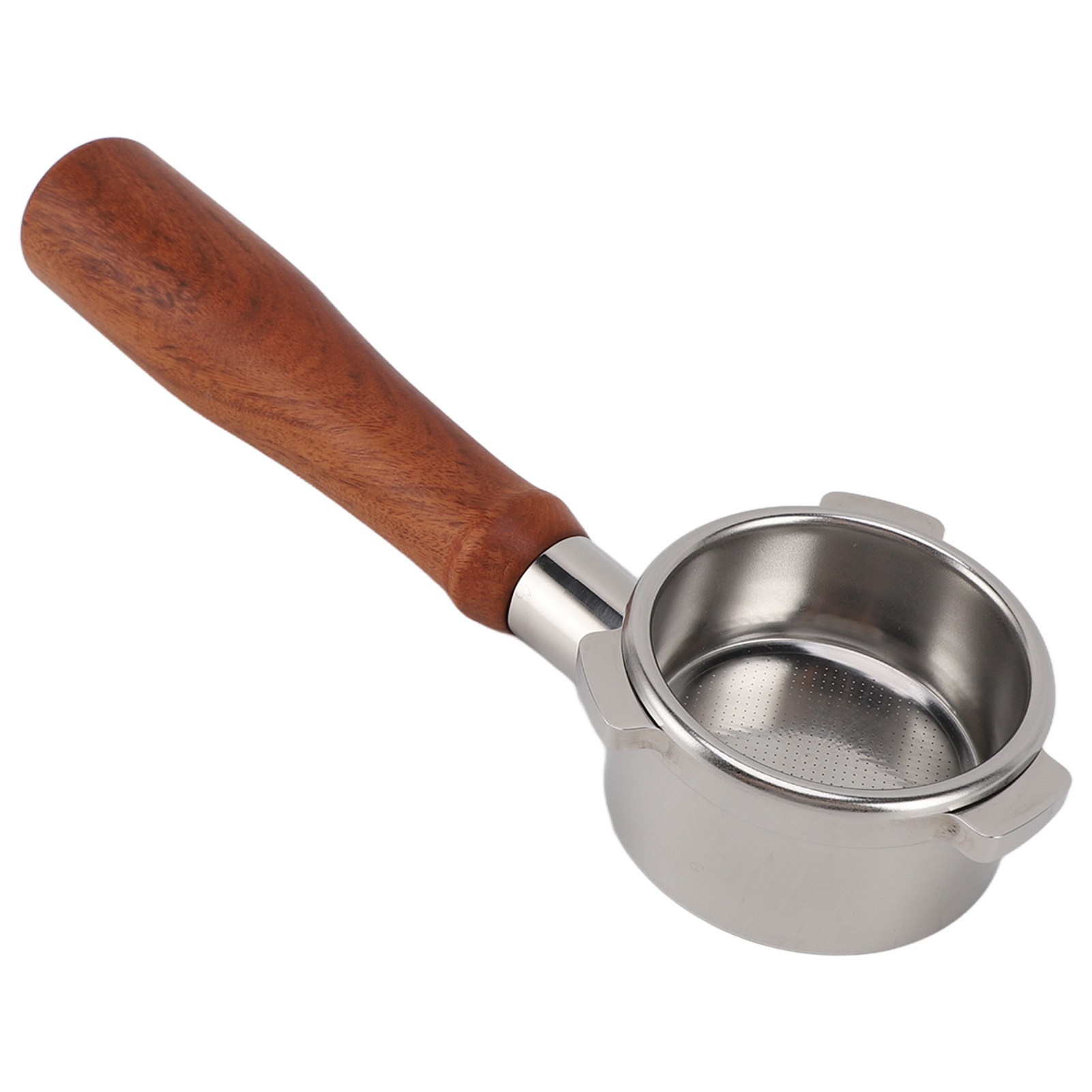 54-mm-edelstahlfilter Ohne Boden, 3 Zinken, Abnehmbarer Holzgriff, Zubehör Für Breville Series 8 Kaffeemaschinen