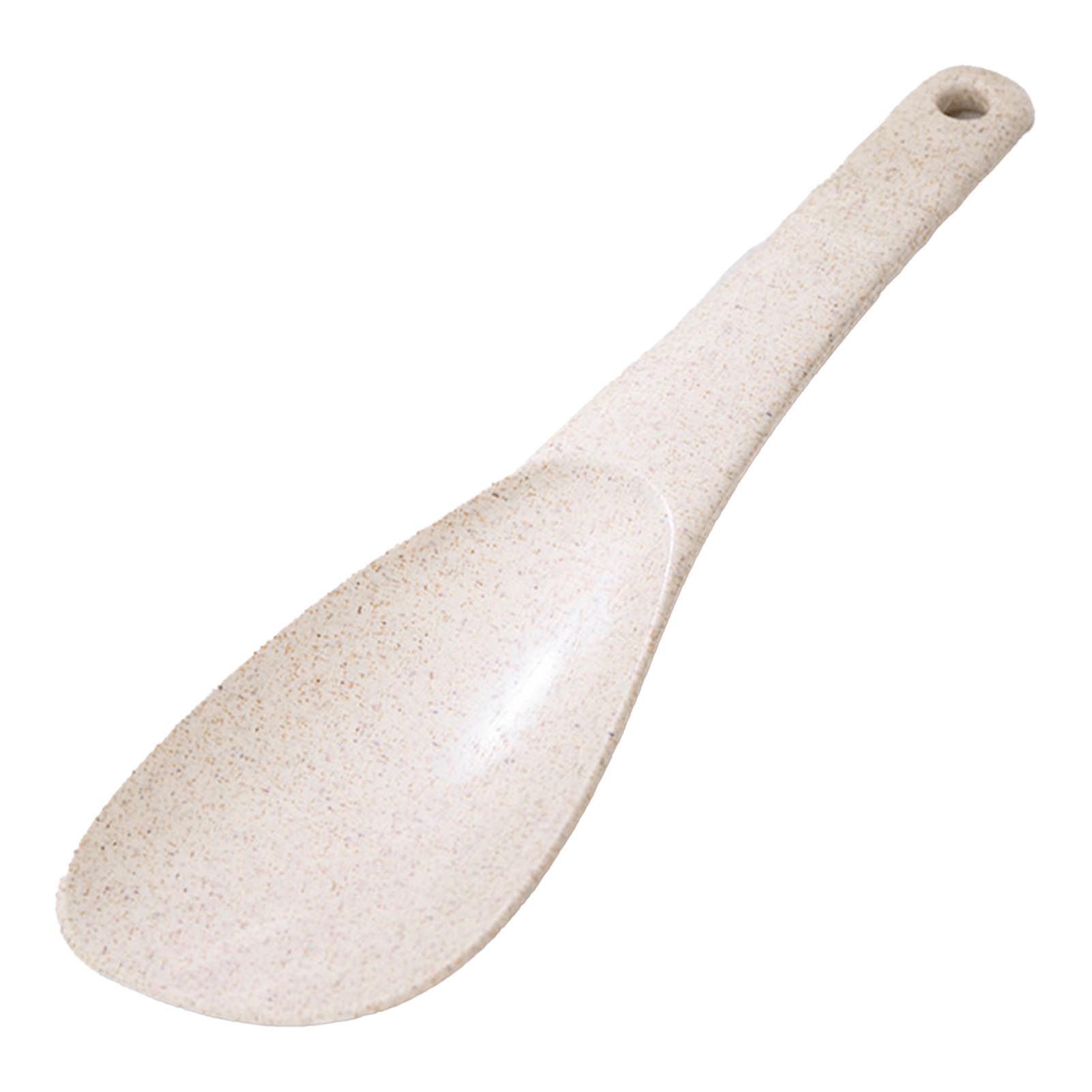 Ergonomischer, Antihaftbeschichteter Reislöffel Aus Weizenfaser, Komfortabler Griff, Weich Und Niedlich, Ideal Für Die Hausmannskost, 1 Stück.
