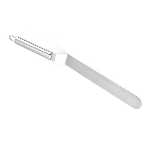 Offset-edelstahl-zuckermesser, Tragbarer Spatel Für Gebäckherstellung Und Tortendekoration