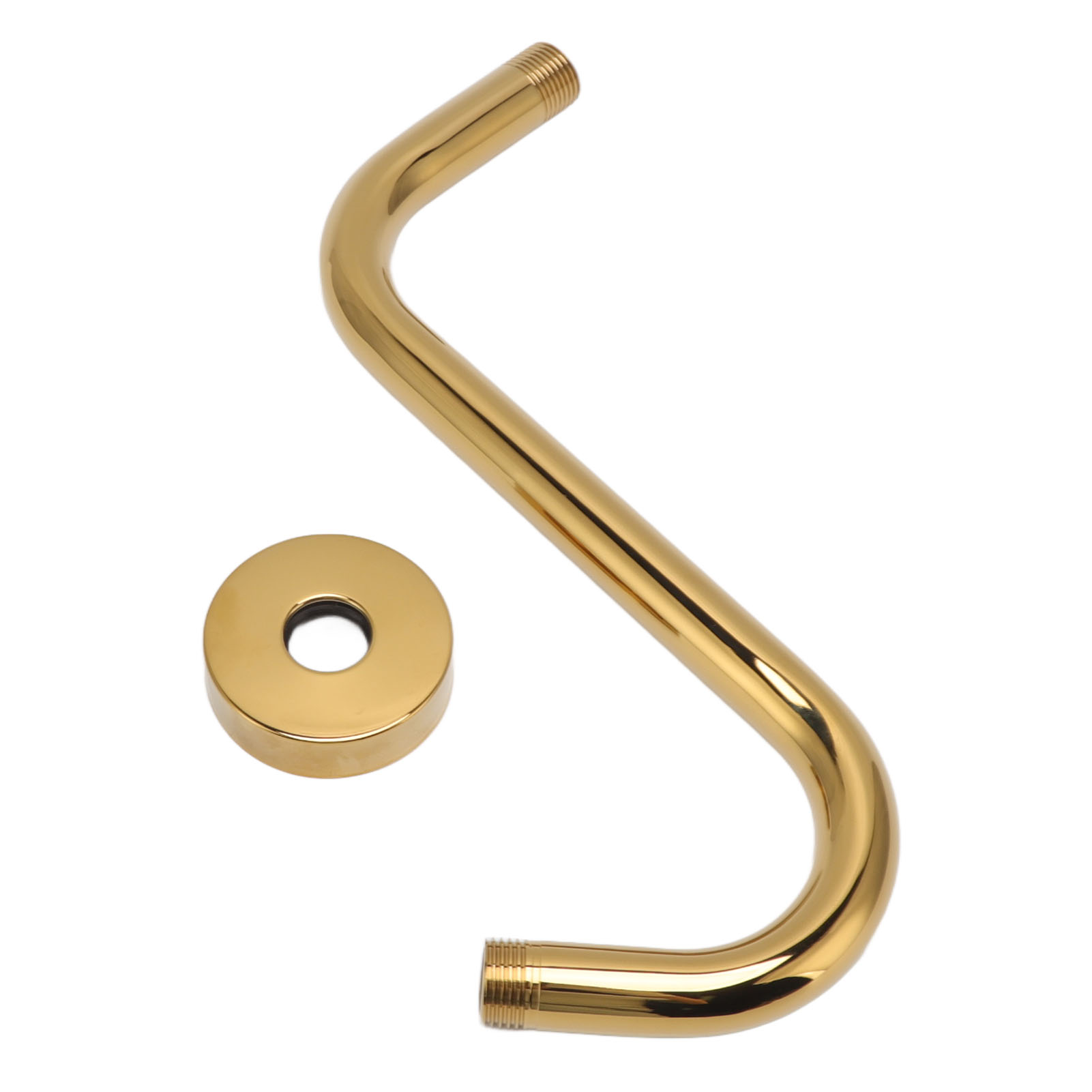 Goldener S-förmiger Duscharm, Verlängerung Aus Edelstahl 304, Badezimmeraccessoire