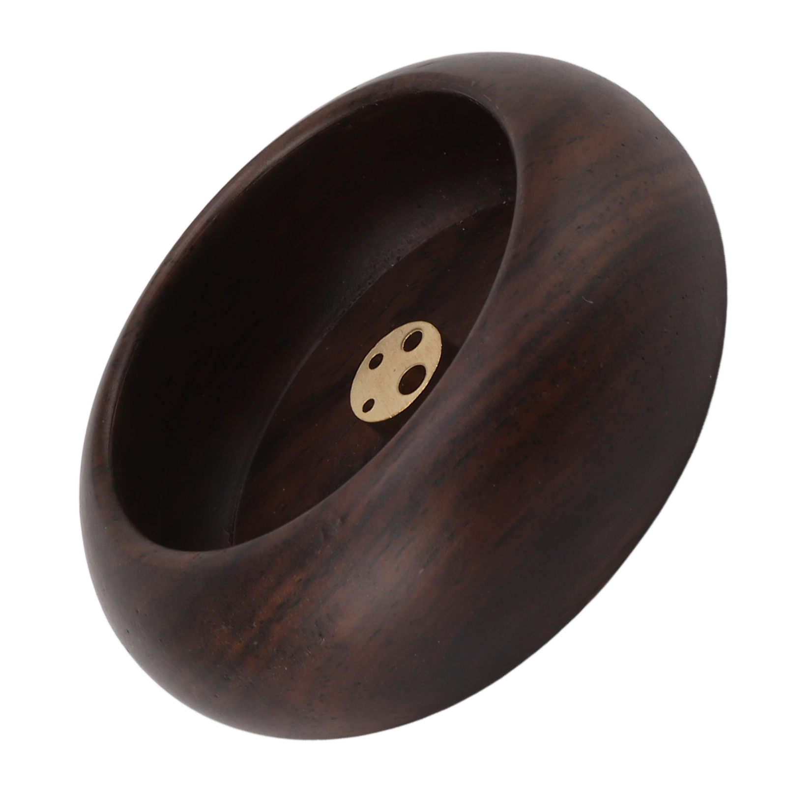 Runder Räucherstäbchenhalter Aus Holz Und Kupfer, Aromatherapie-tablett, Innendekoration Für Die Teezeremonie, Kleiner Stäbchenhalter, Entspannungsaccessoire.