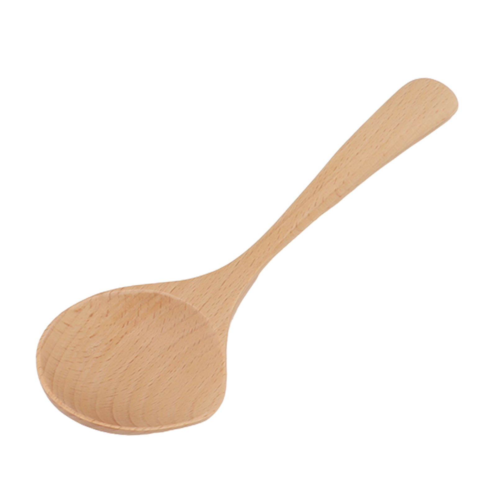 Handpolierter Suppenlöffel Aus Holz, Langer, Hitzebeständiger Griff, Set Handgefertigter Löffel Für Restaurants