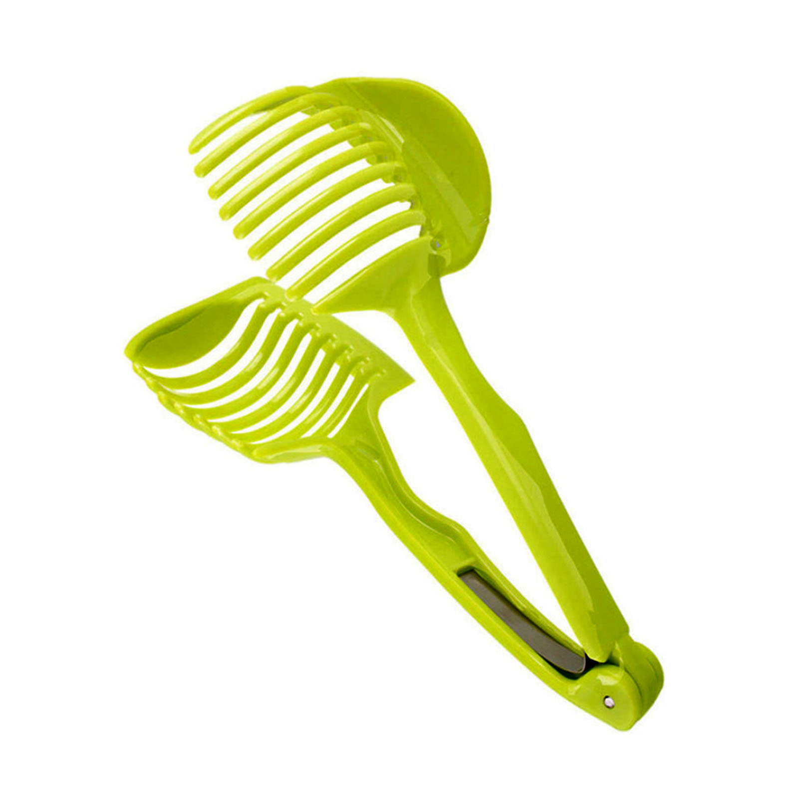 Vielseitiger Tomatenschneider Aus Abs, Runde Handklemme Für Obst, Zwiebeln, Zitronen, Eier Und Gemüse, Praktisches Küchenutensil