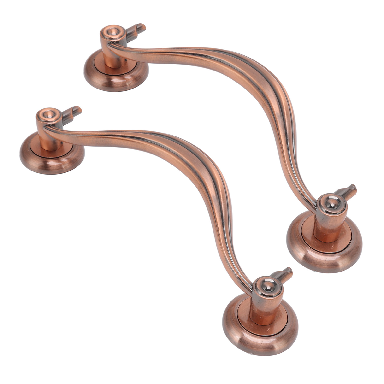 Antiker Türgriff Im Europäischen Stil, Großer Retro-druckgriff Aus Zinklegierung Für Schränke, Schubladen Und Möbel, Modell 9815, Antikrotbronze, 305 Mm