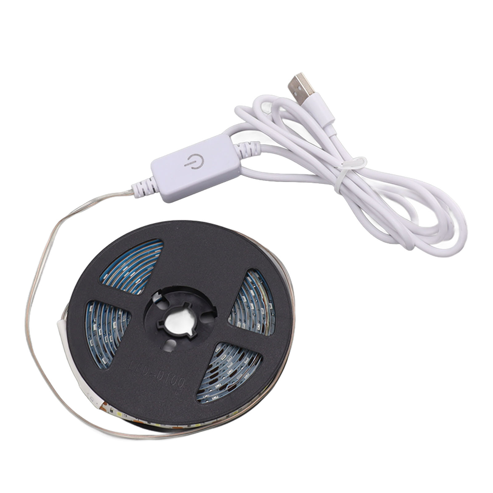 5v Usb-led-streifen, Touch-dimmer, Wasserdicht, Flexibel, Kürzbar, Kaltweißes Licht Für Flur, 3 Meter