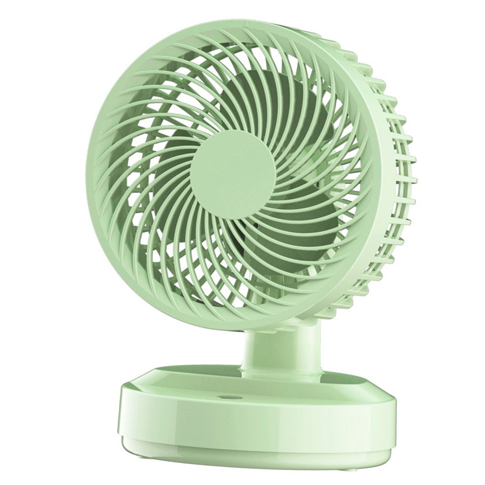 Wiederaufladbarer Usb-tischventilator, Leise Luftzirkulation, Tragbar Für Studentenwohnheim Oder Zuhause, Umweltfreundlich, Verstellbarer Kopf