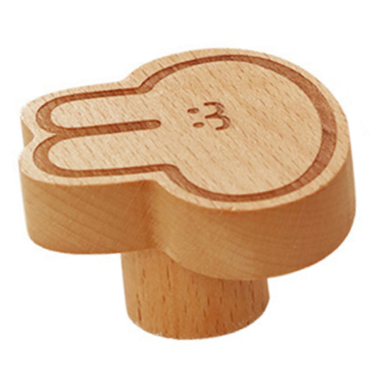 Gehäkeltes Hasen-set Aus Holz, Ohne Bohren, Zart, Niedlich, Multifunktionaler Tierkopf Für Schlafzimmer/eingangsbereich