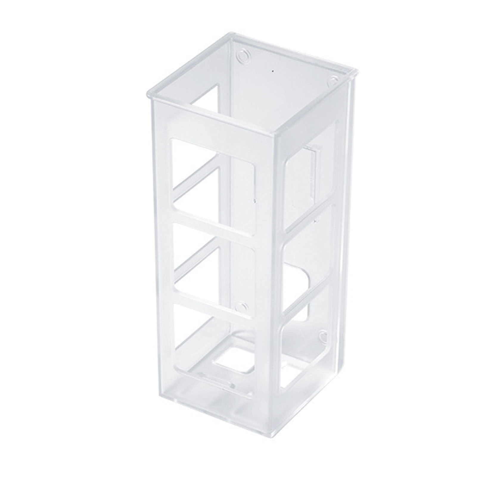 Wandmontierter Haarglätterhalter, Transparenter Hips-organizer, Hängende Aufbewahrung Für Lockenstäbe Und Stylinggeräte, Wandbox Für Badezimmer Und Schlafzimmer