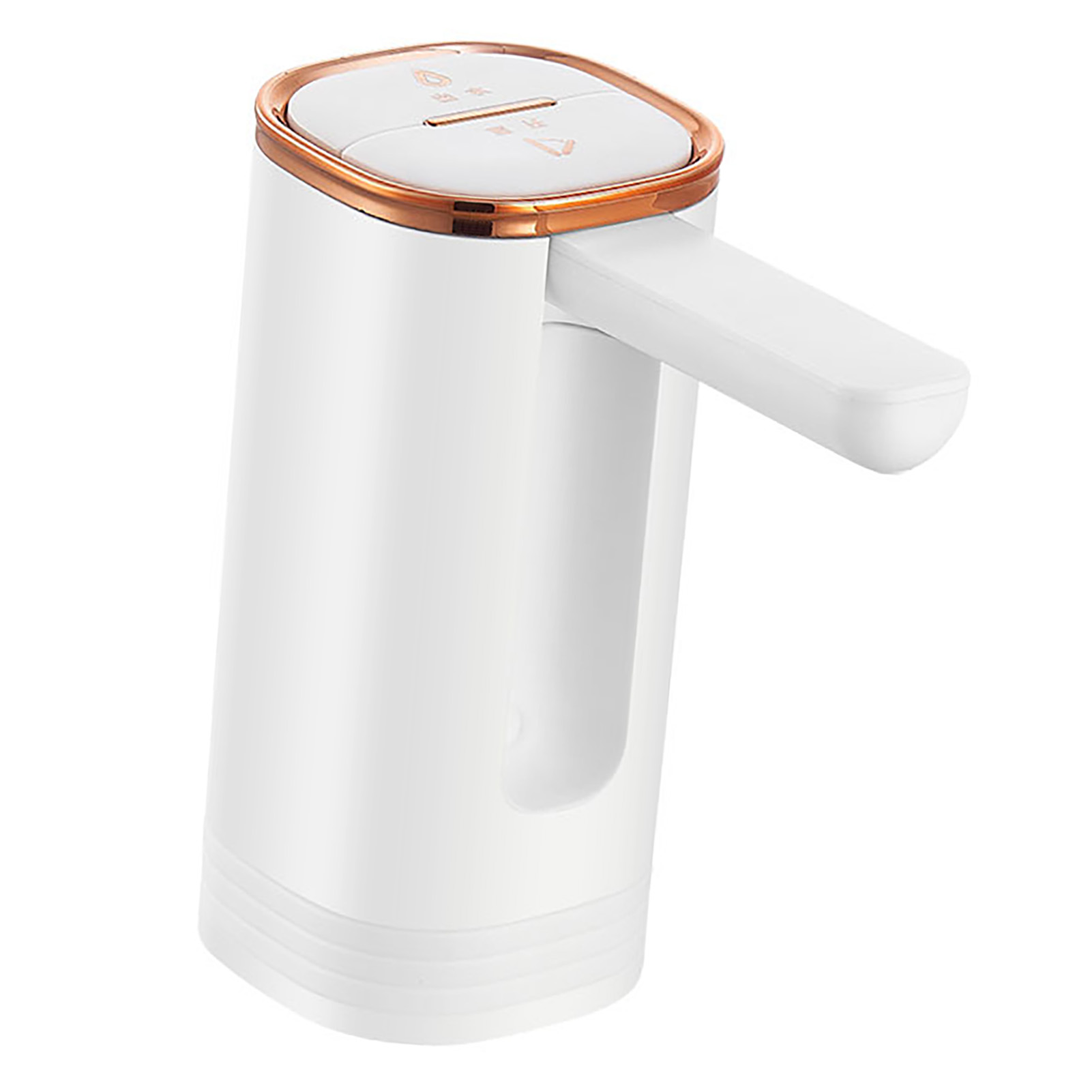 Universeller, Faltbarer, Automatischer, Elektrischer Wasserspender Aus Pp, Wiederaufladbare Wasserpumpe Für Flaschen, Für Zuhause, Camping, Reisen Und Büro, Weiß