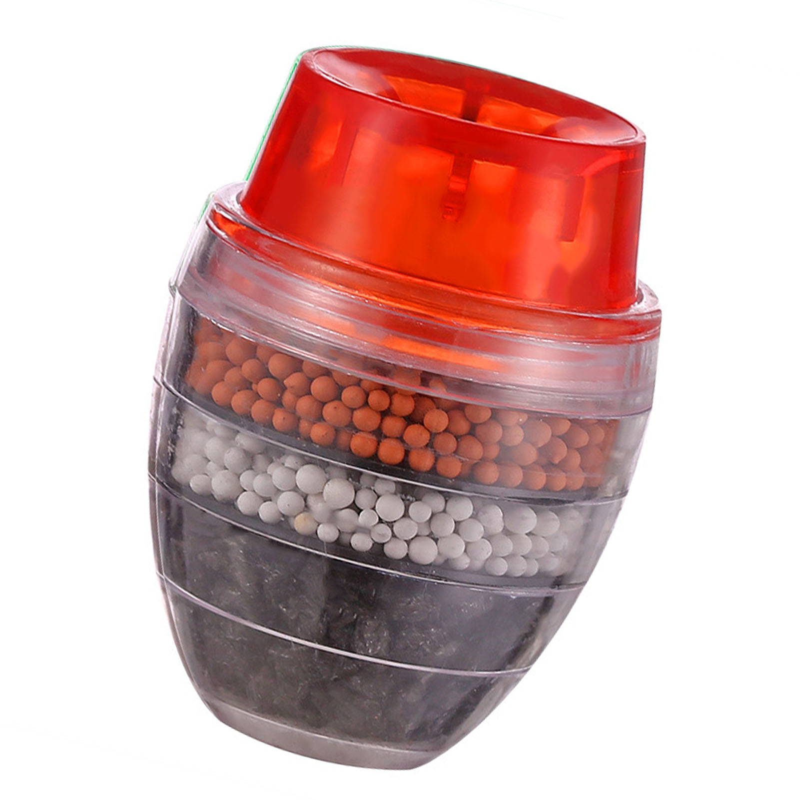 5-stufiger Universal-wasserhahnfilter Für Spüle, Küche Und Bad, Rot