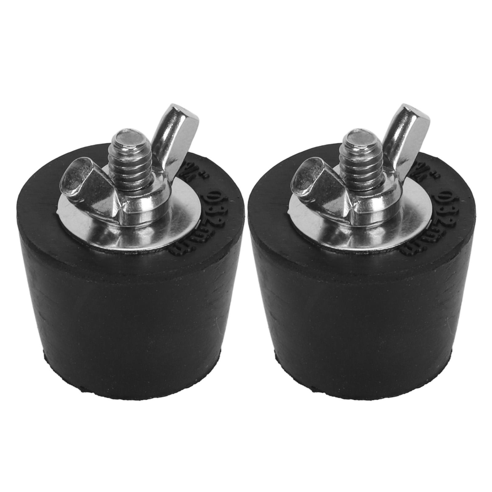 Set Mit 2 Gummi- Und Edelstahl-pool-winterverschlussstopfen, Dehnbare Stopfen Für Poolrohre, 32 Mm/1,3 Zoll Winterfittings.