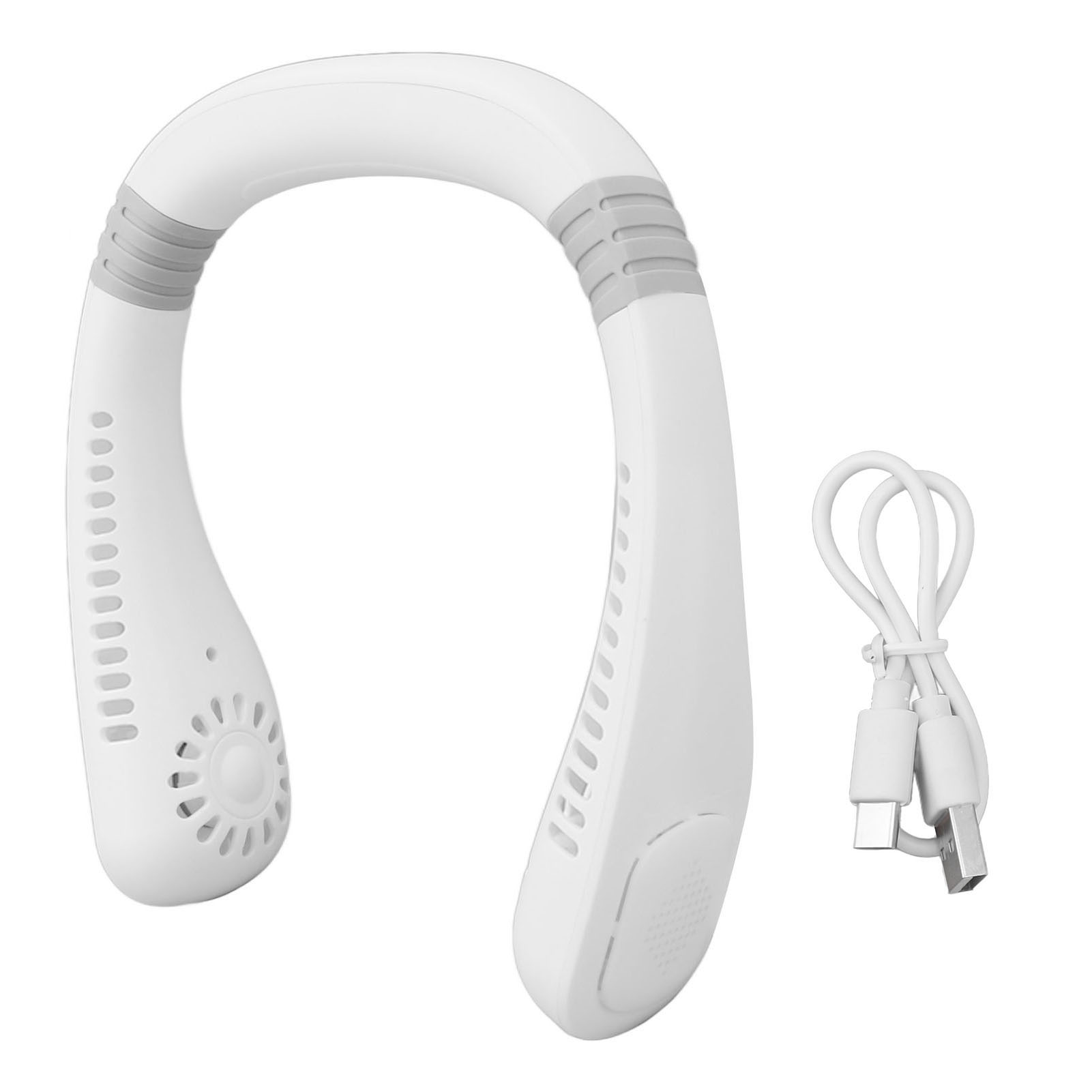 Tragbarer, Klingenloser Ventilator, Leicht Und Leise, Usb-aufladbar, Digitale Led-anzeige, Mini-nackenventilator, Für Sport Und Outdoor-aktivitäten