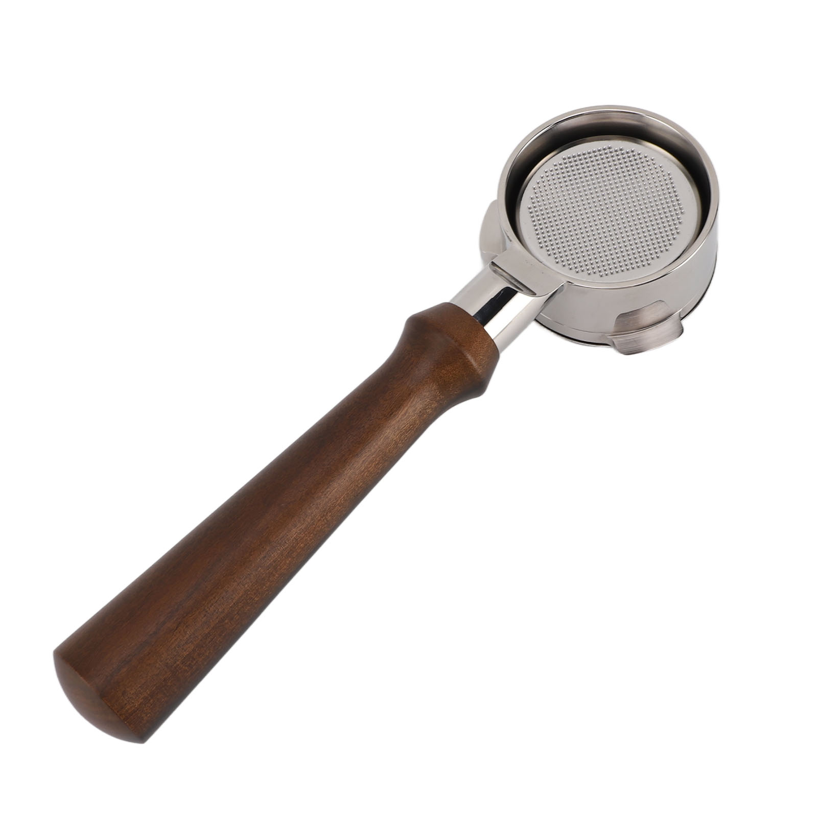 54 Mm Bodenloser Filterhalter, Edelstahl 304, 3 Zinken, Abnehmbar, Holzgriff, Für Breville 8 Kaffeemaschine, Filter In Barista-qualität.