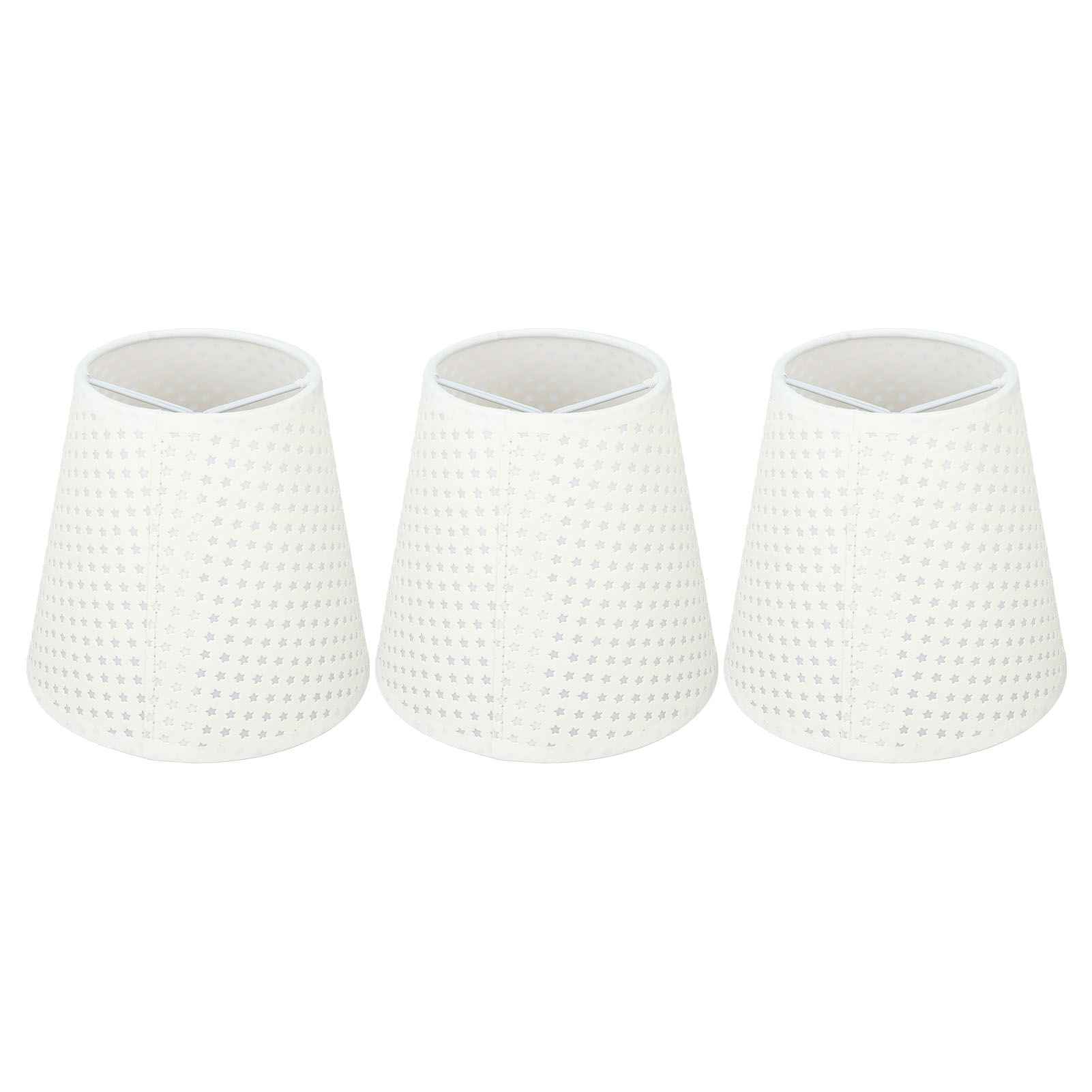 Set Aus 3 E14-stofflampenschirmen Im Modernen Und Minimalistischen Stil, Für Nachttischlampen, Kronleuchter Oder Wandleuchten.