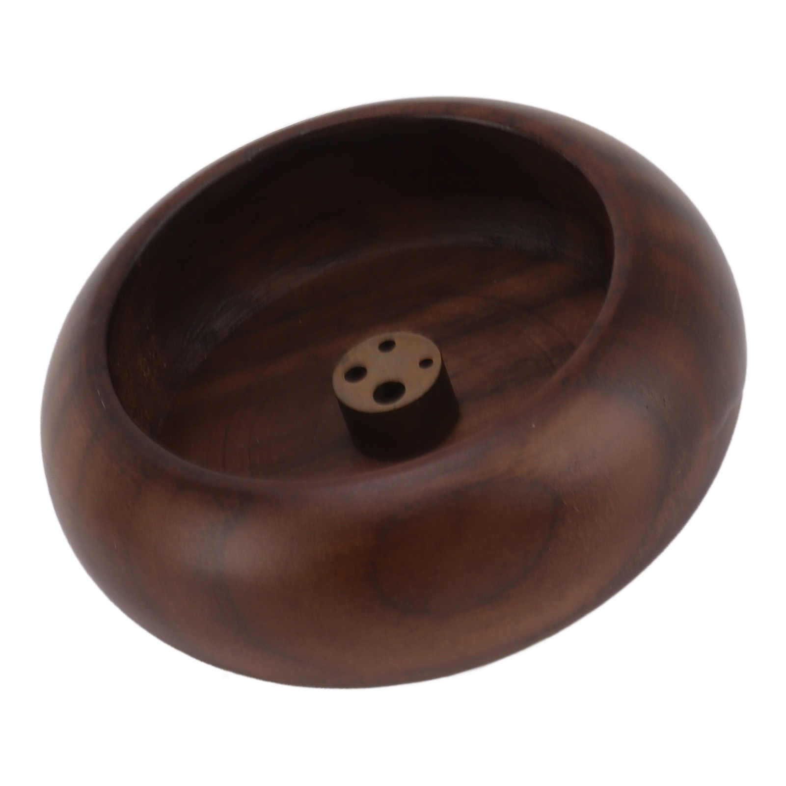 Räucherstäbchenhalter Aus Holz Und Kupfer, Kleines Rundes Meditationstablett, Heimdekoration Für Die Teezeremonie, Aromatherapie