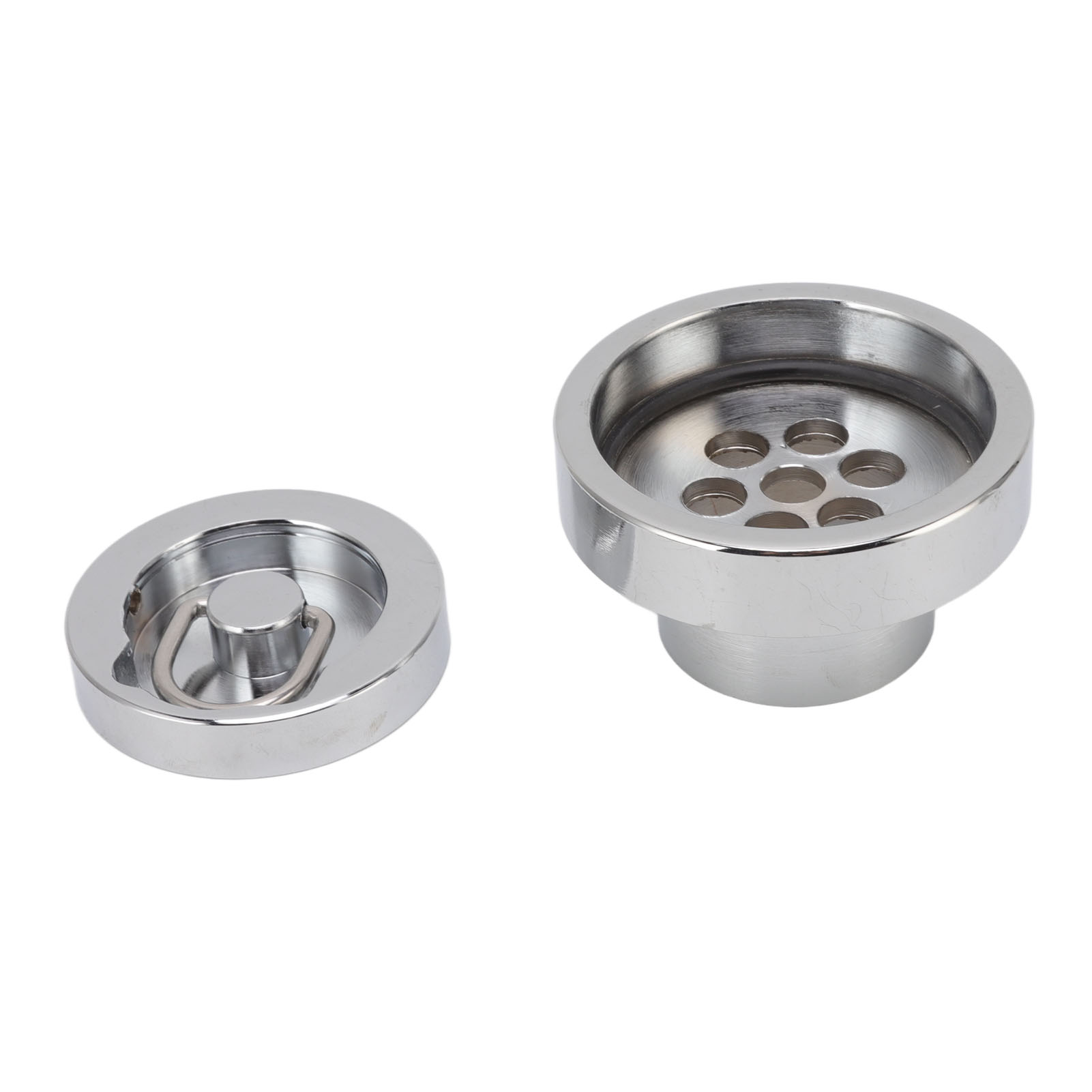 Runder Edelstahl-bodenablauf G1-1/2, Duschablauf, Poolbodenablauf, 1-1/2"-edelstahlablauf