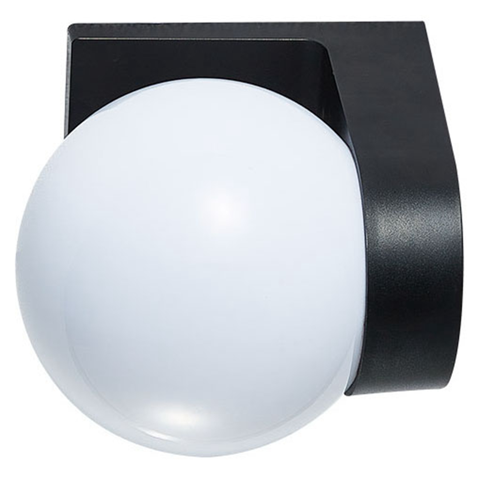 Wasserdichte Abs-wandleuchte, Milchig-weißer Runder Acrylschirm, Pc-sockel, Außenleuchte, Wandmontage, Milchweiß