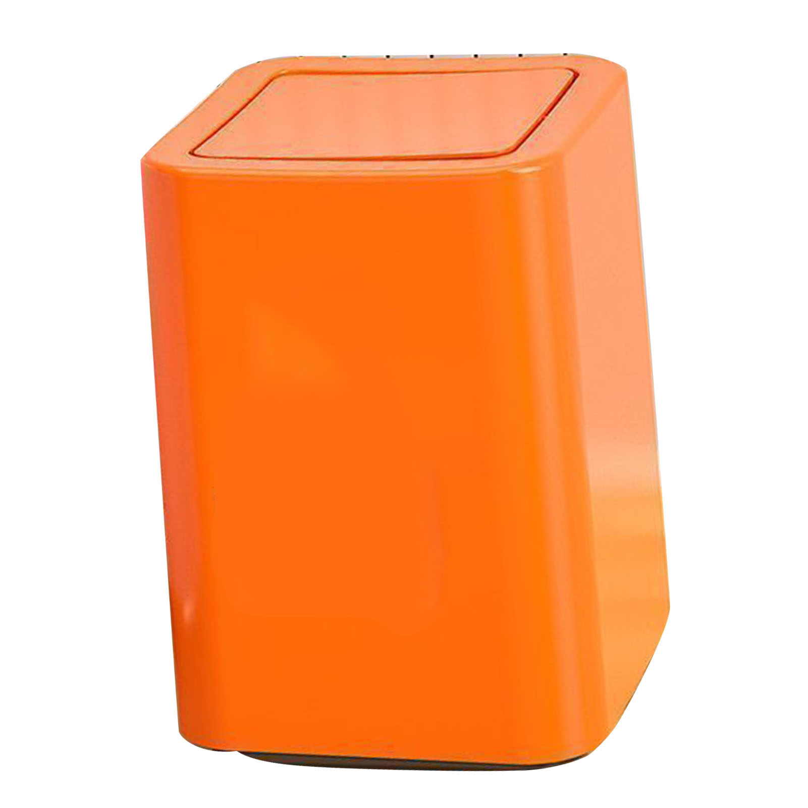 9-liter-abfalleimer Mit Schwingdeckel, Niedliches Cartoon-design, Ideal Für Bad, Schlafzimmer Und Zuhause.