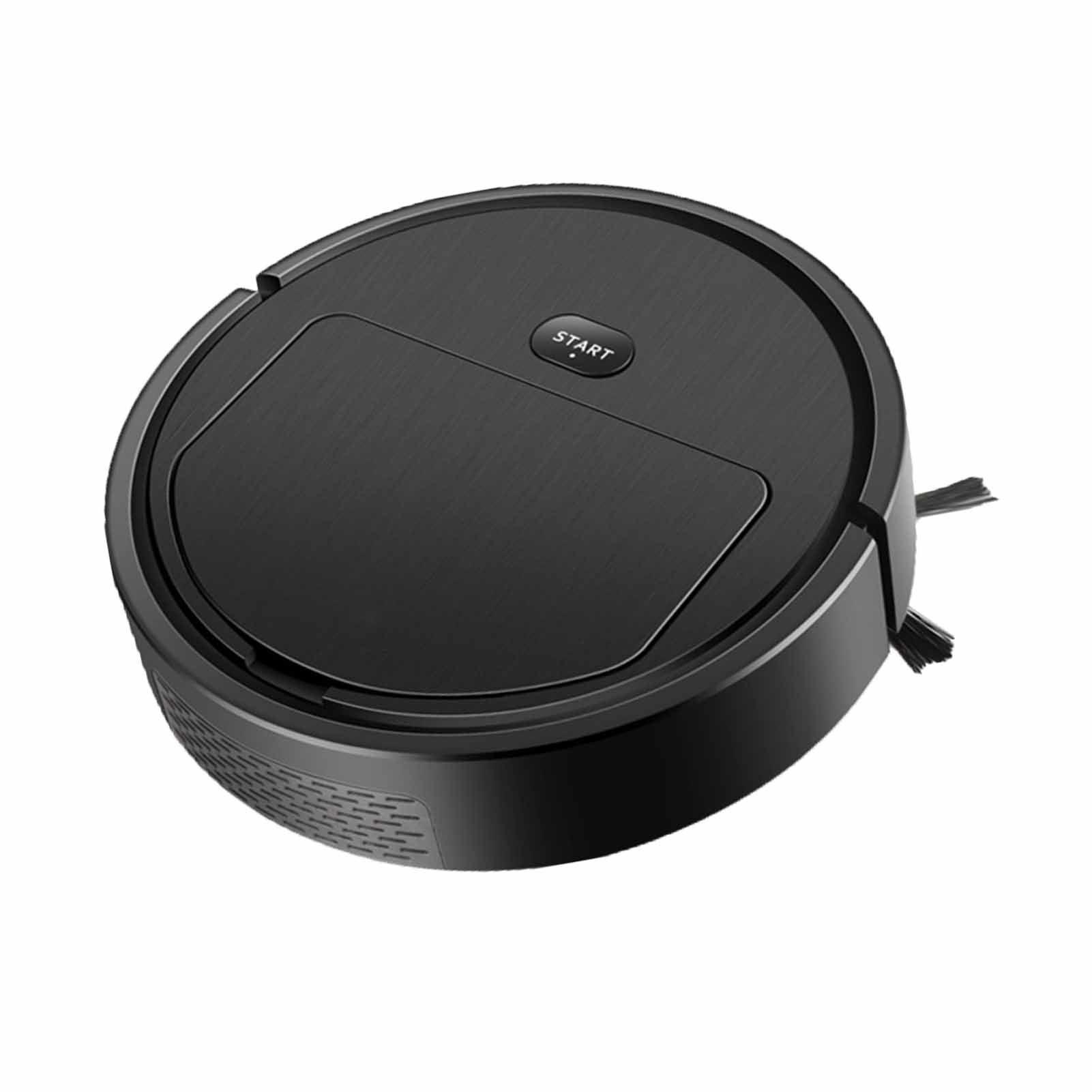 Hocheffizienter Schwarzer Saugroboter Mit Intelligenter Navigation, Timer-programmierung, Saug- Und Wischfunktion – Automatische Reinigung Für Ihr Zuhause