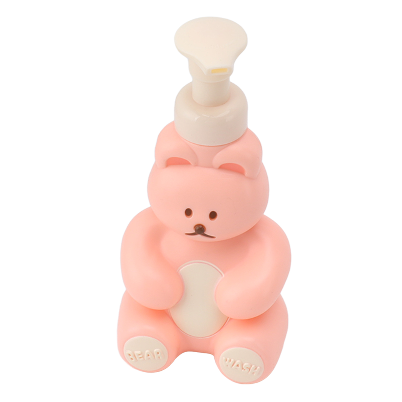 Leere Pumpflasche Für Flüssigseife, Shampoo Und Spülung, Wandspender, Rosa Bärenform, Kleiner Behälter Zum Händewaschen