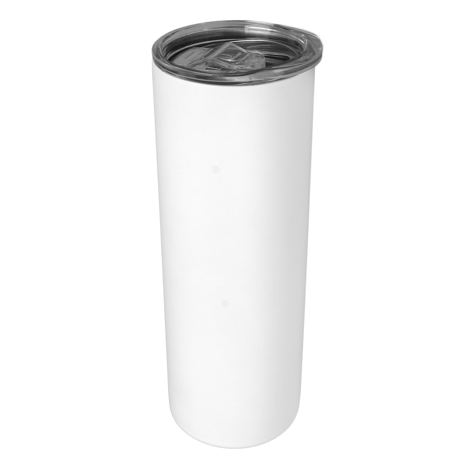 Blanko-edelstahlbecher 304, Doppelwandig, Vakuumisoliert, 600 Ml, Schlank, Reisebecher, Weiß Bis Grün, Mit Leuchtfunktion