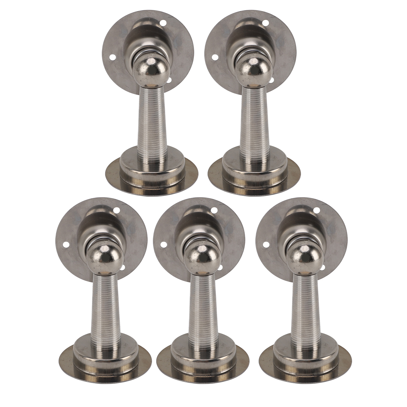 Tür-magnete Aus Edelstahl, Starke Magnetkraft, Einfache Anbringung, Türstopper Für Büro, Schlafzimmer, Möbel, Hotel, 5er-set