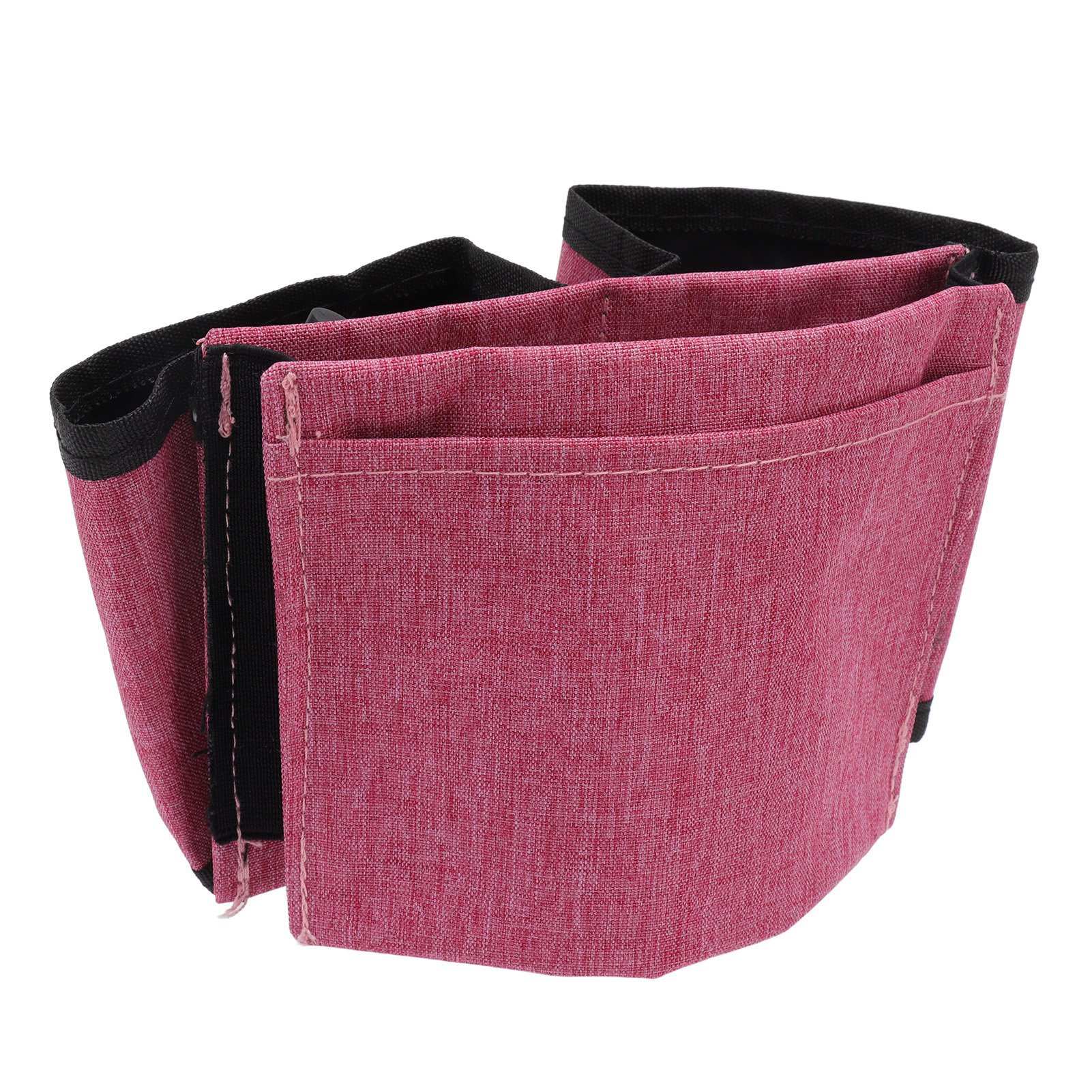 Reisebecherhalter Für Koffer, Oxford-gewebe, Zur Befestigung Am Griff, Freihändig, Rot/rosa
